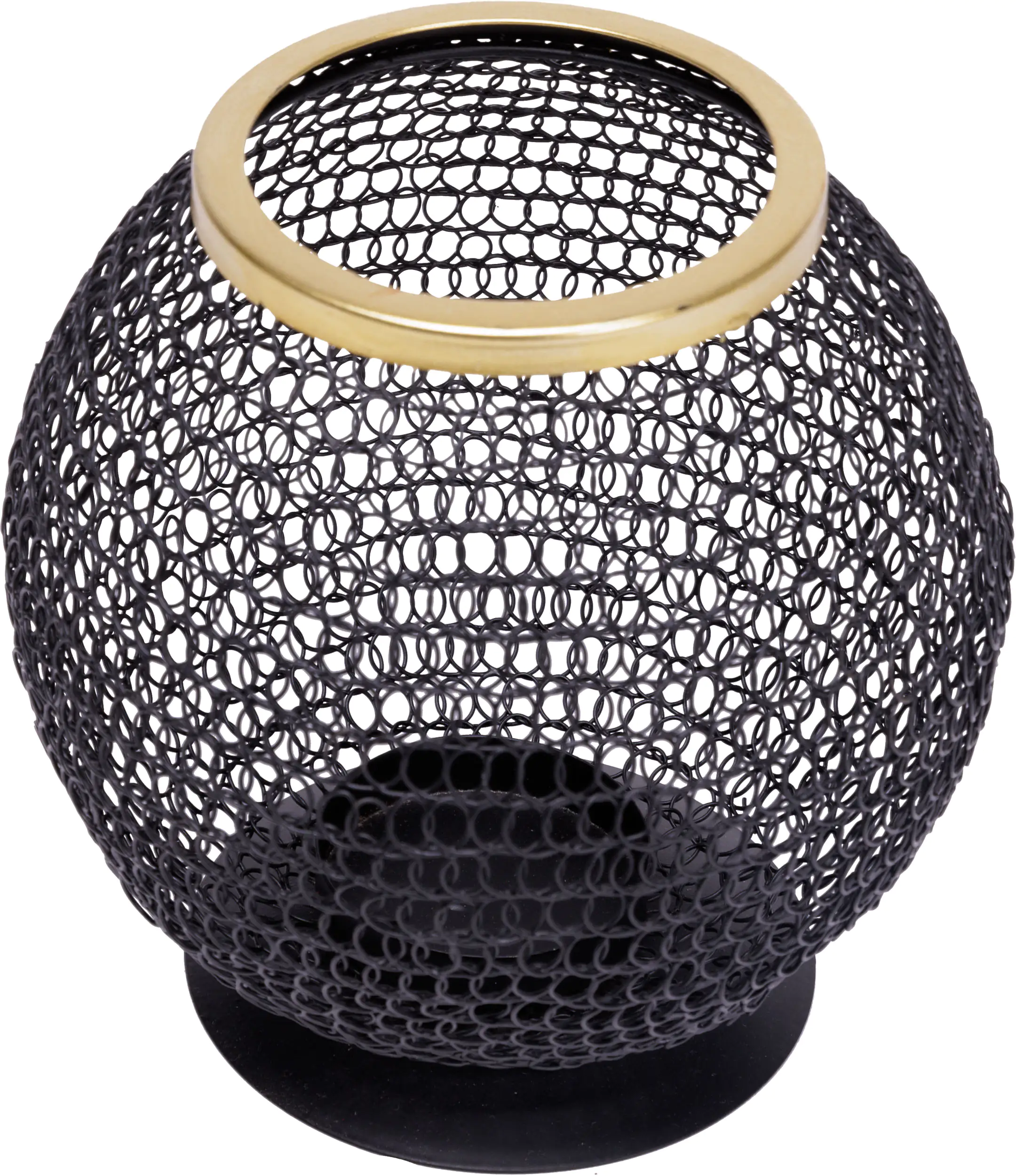 TrendLine Laterne Metall 17 x 17 cm schwarz-gold TrendLine Laterne Metall 17 x 17 cm schwarz-gold
