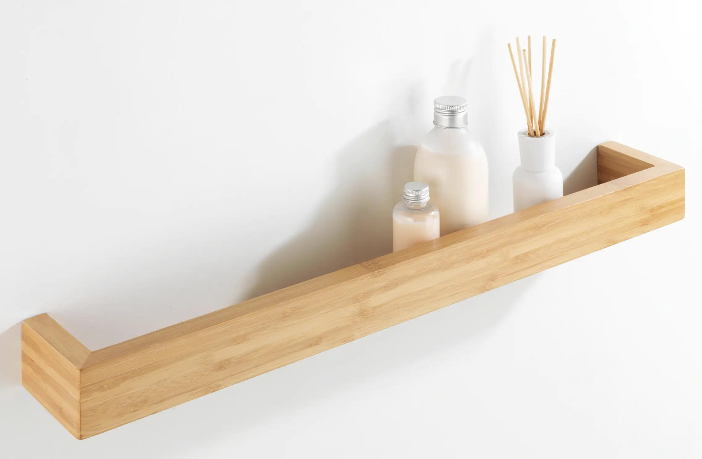 Wenko Bad-Wandablage 60 cm Bambusa Wenko Bad-Wandablage 60 cm Bambusa