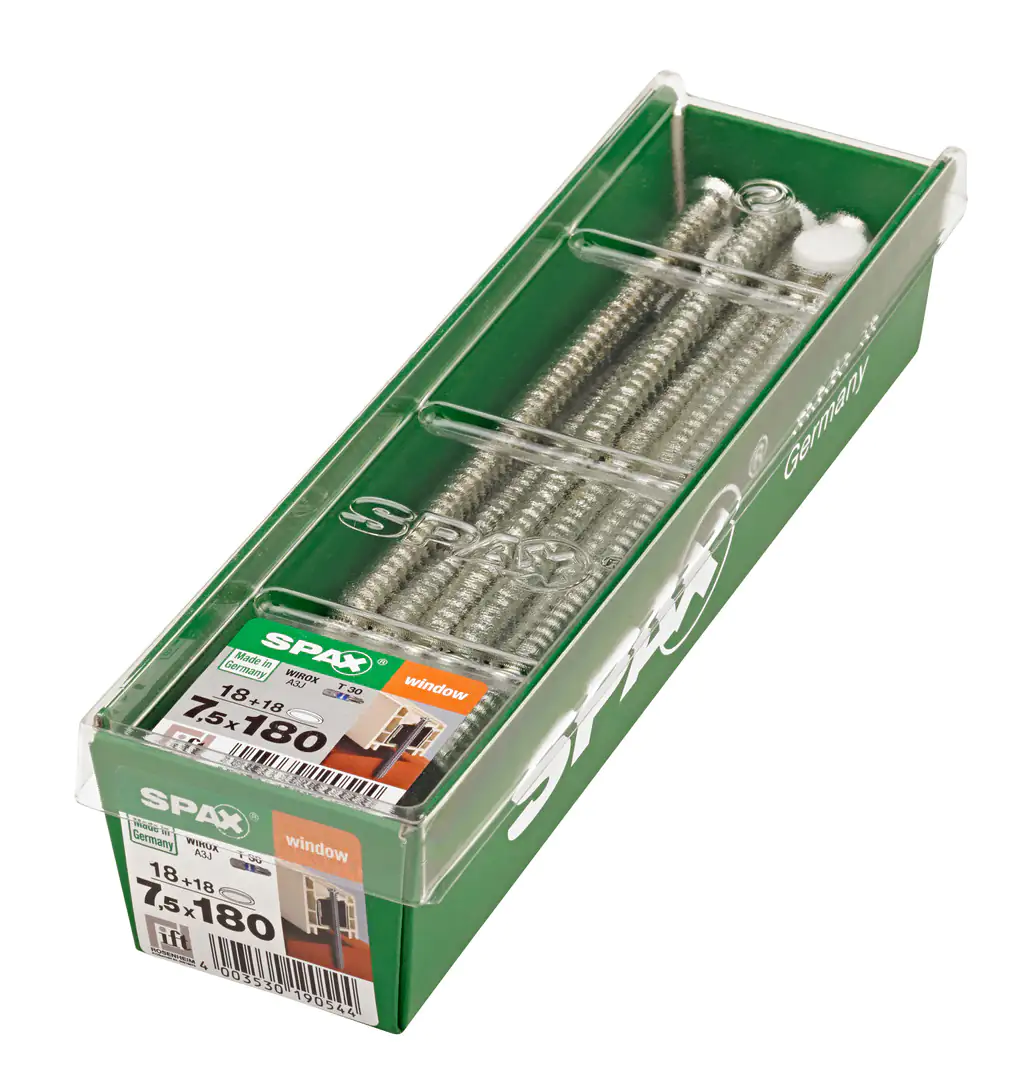 Spax Rahmenanker 7.5 x 180 mm TX 30 - 18 Stk. Spax Rahmenanker 7.5 x 180 mm TX 30 - 18 Stk.