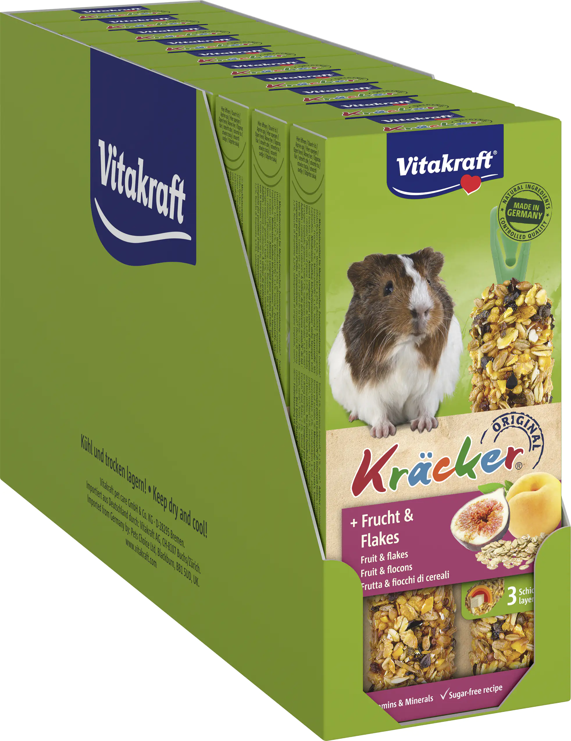Vitakraft Kräcker® Frucht & Flakes 2 Stück / 112 g
