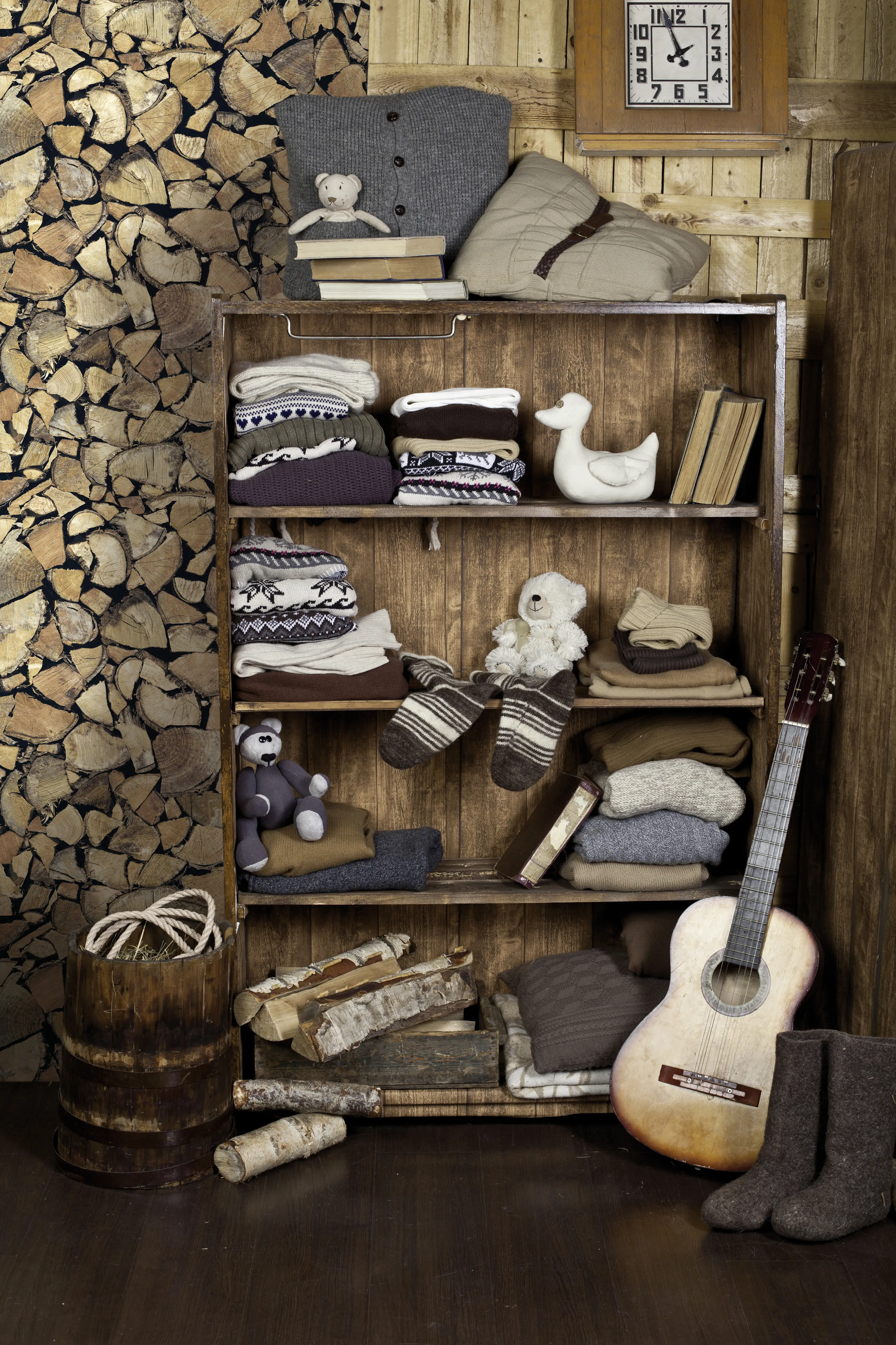 d-c-fix Selbstklebefolie Feuerholz 45 cm x 2 m