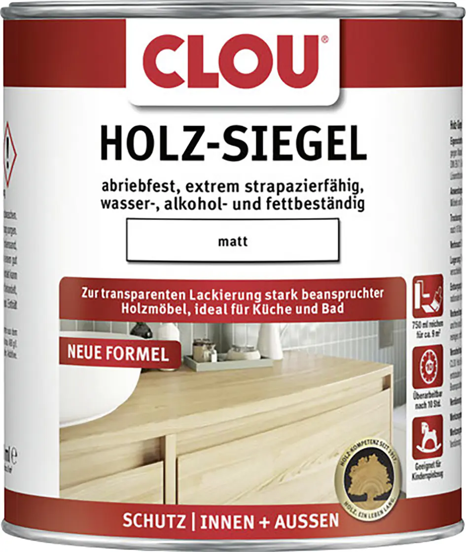 Clou Holz-Siegel 750 ml matt transparent Clou Holz-Siegel 750 ml matt transparent