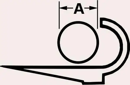 Cornat Bleirohrhaken 1/2", feuerverzinkt