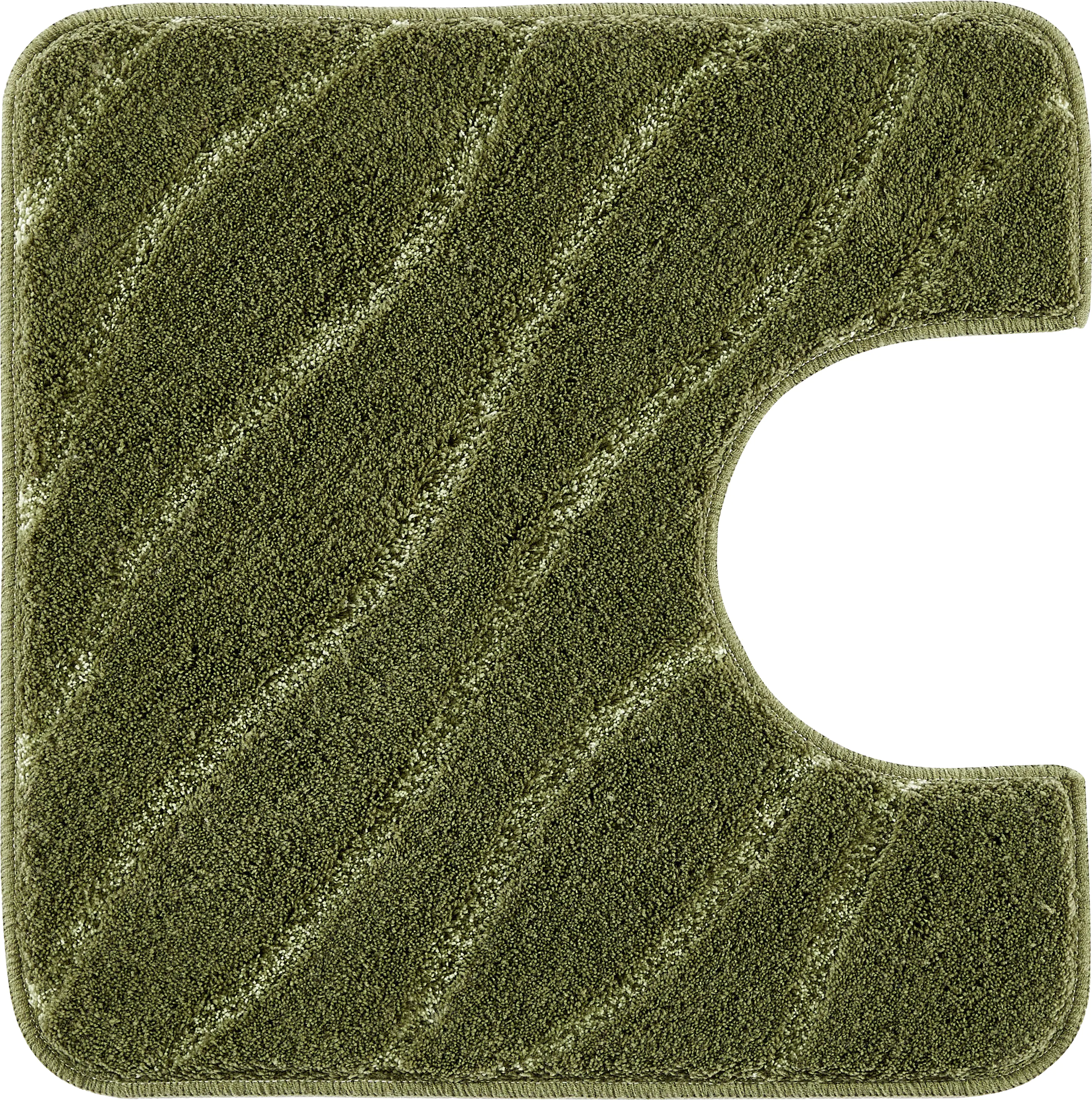 Kleine Wolke WC-Vorleger Tram Forest grün Polyacryl 55 x 55 cm