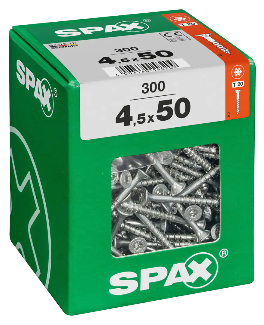 Spax Universalschrauben 4.5 x 50 mm TX 20 - 300 Stk.