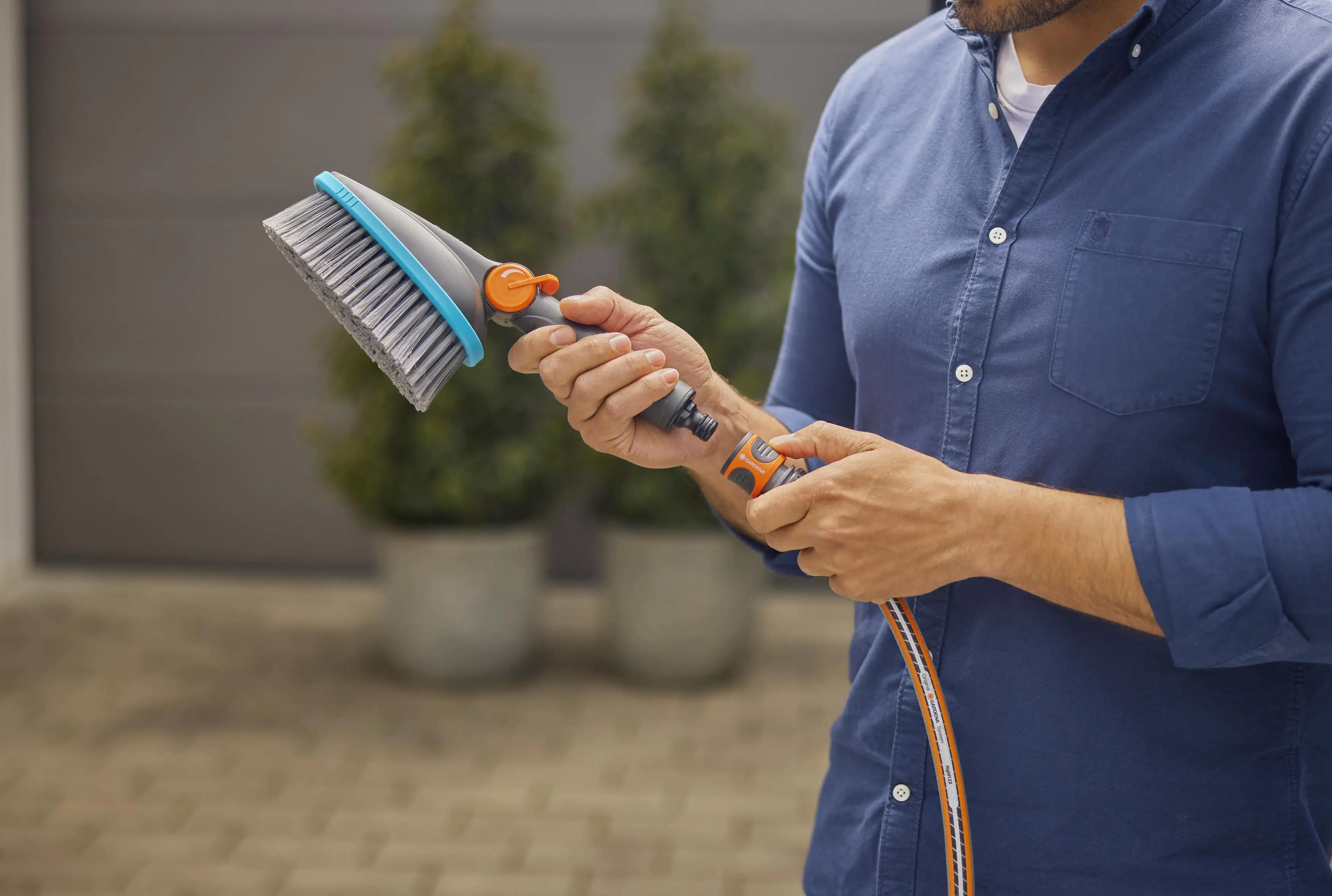Gardena Cleansystem Handbürste M soft 31 cm