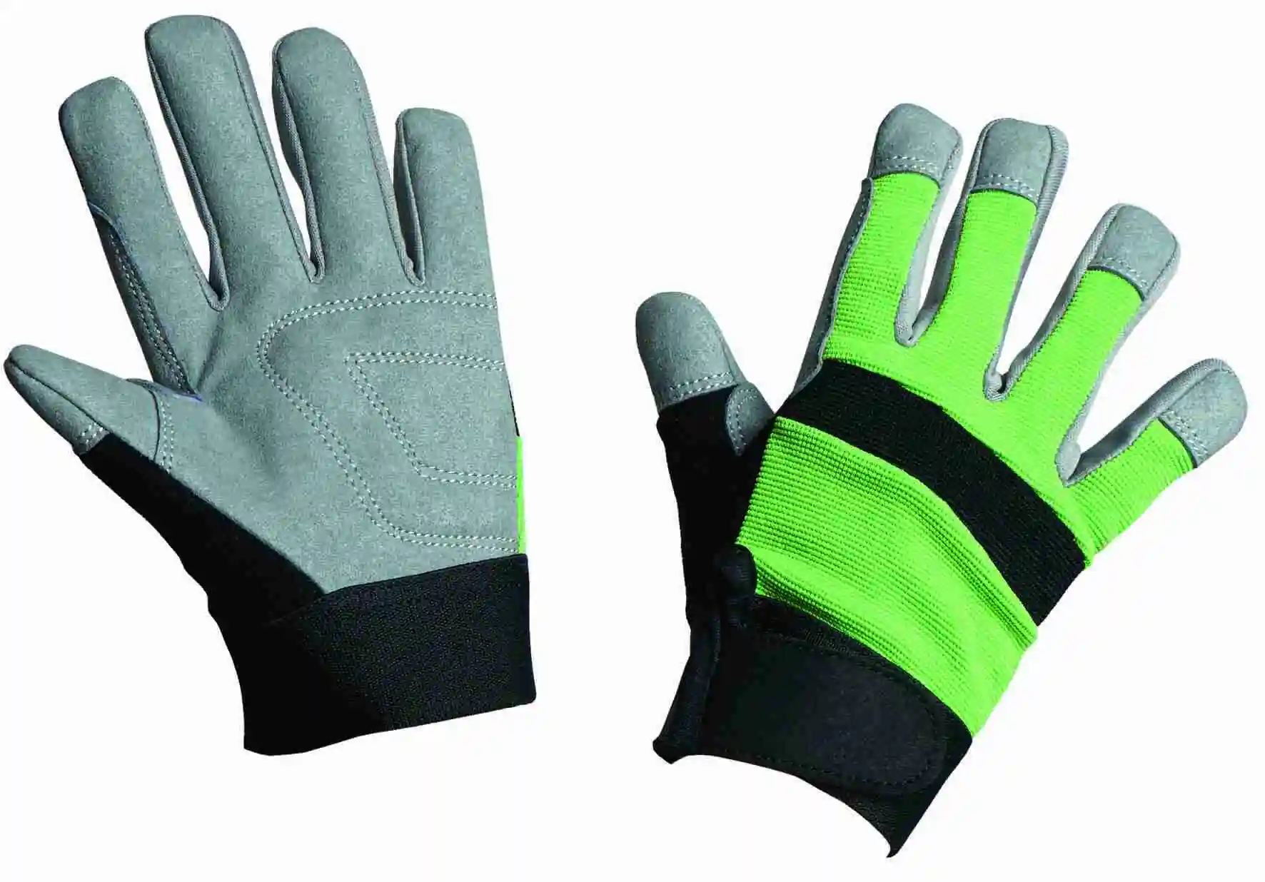 Freund Victoria Handschuhe Kinder grün/grau