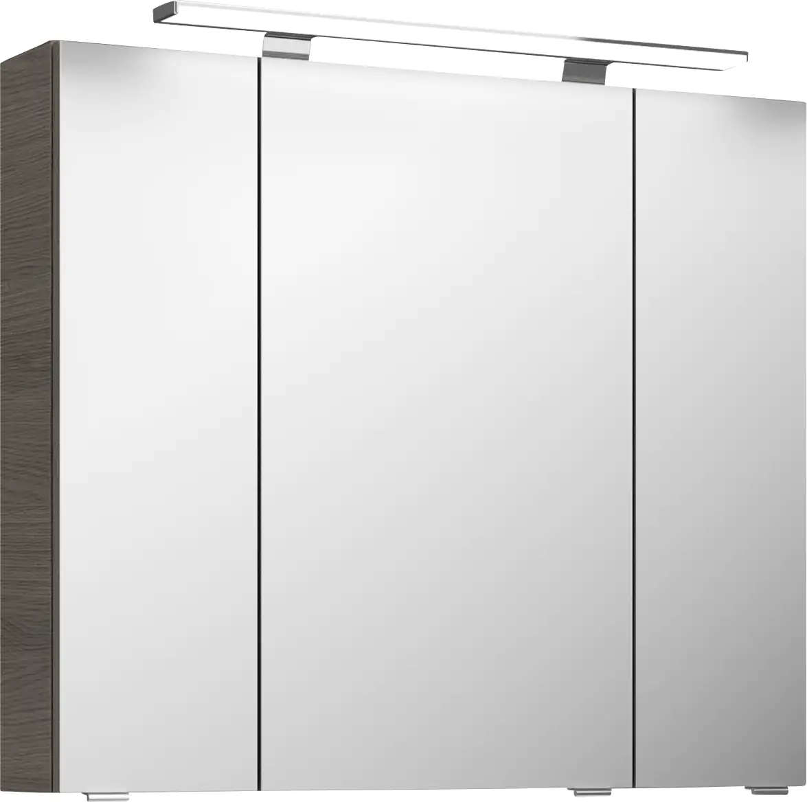 Pelipal Spiegelschrank Fokus 4010 Graphit Struktur quer, Breite 800 mm