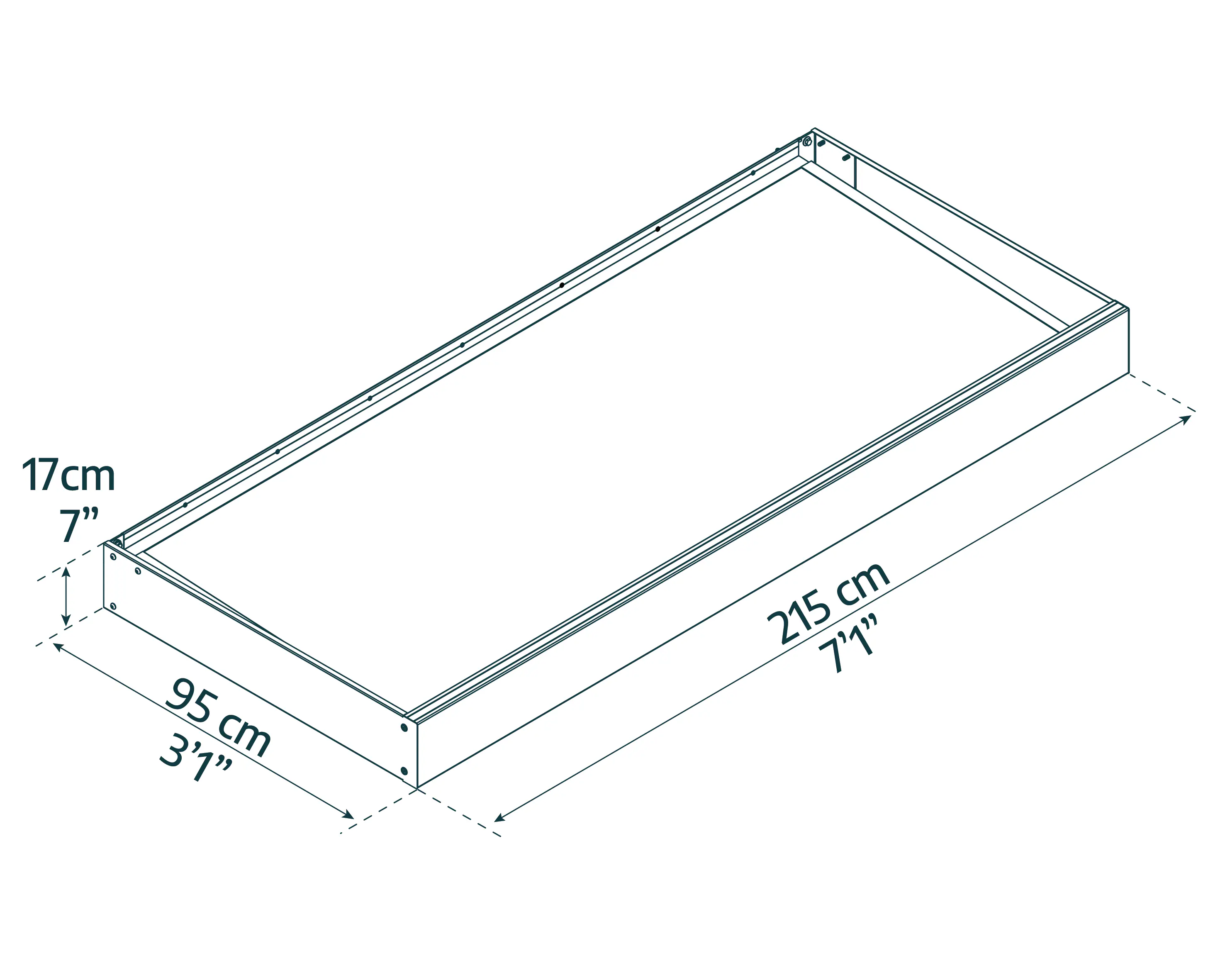 Canopia Vordach Sophia 2150  Grau Alu 215 x 95 cm Canopia Vordach Sophia 2150  Grau Alu 215 x 95 cm