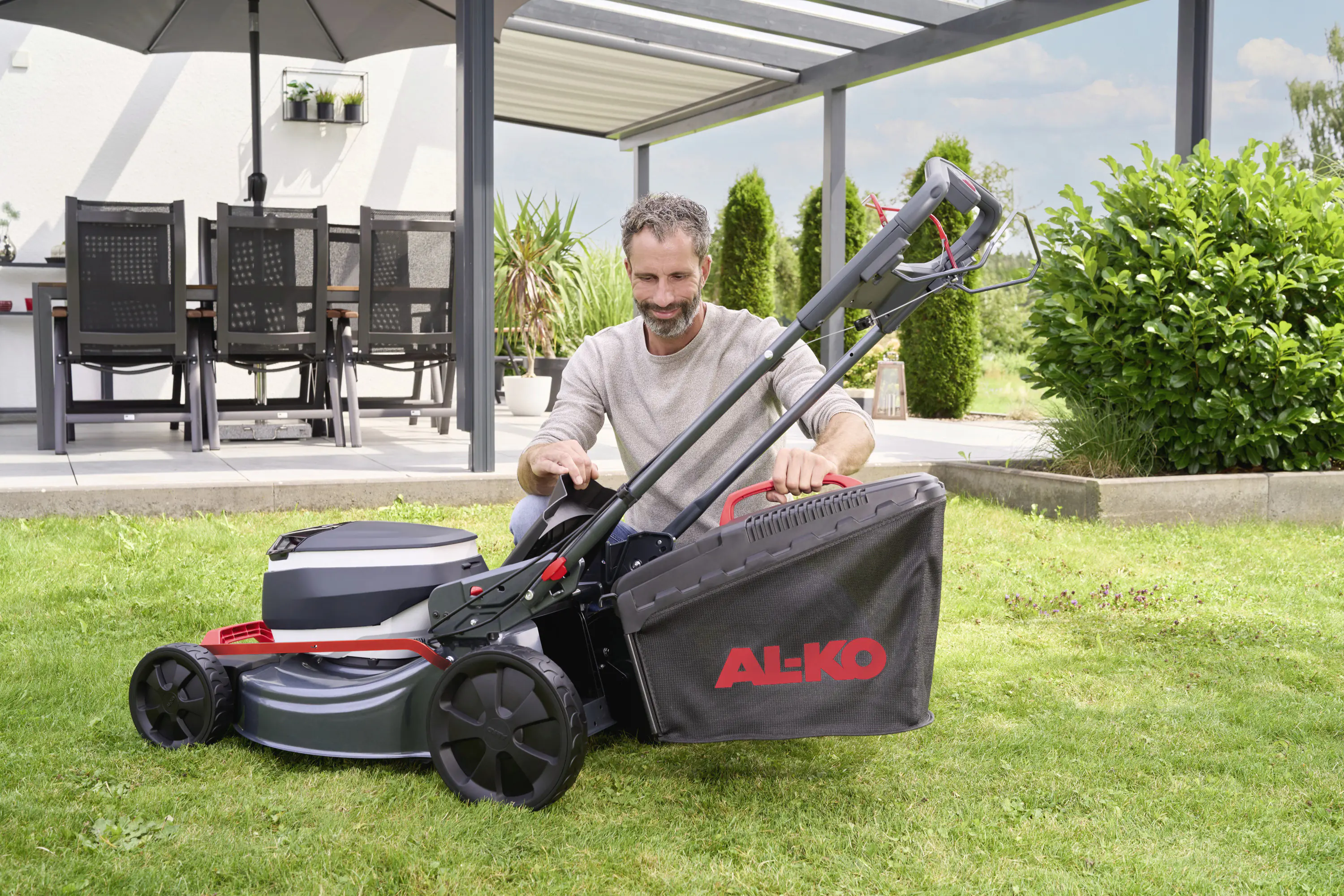  AL-KO Akku-Rasenmäher 51.6 Li SP Comfort 18/36 V 51 cm Schnittbreite inkl. 2 Akkus und Doppel-Ladegerät