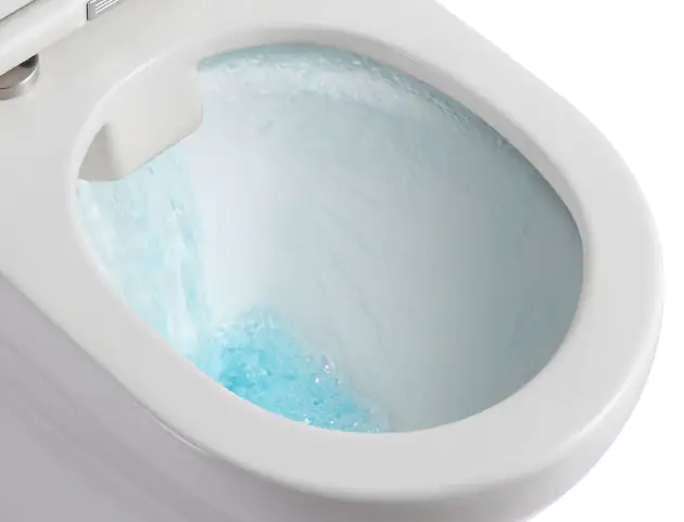 Primaster Wand WC spülrandlos Medea Tiefspüler weiß inkl. WC Sitz