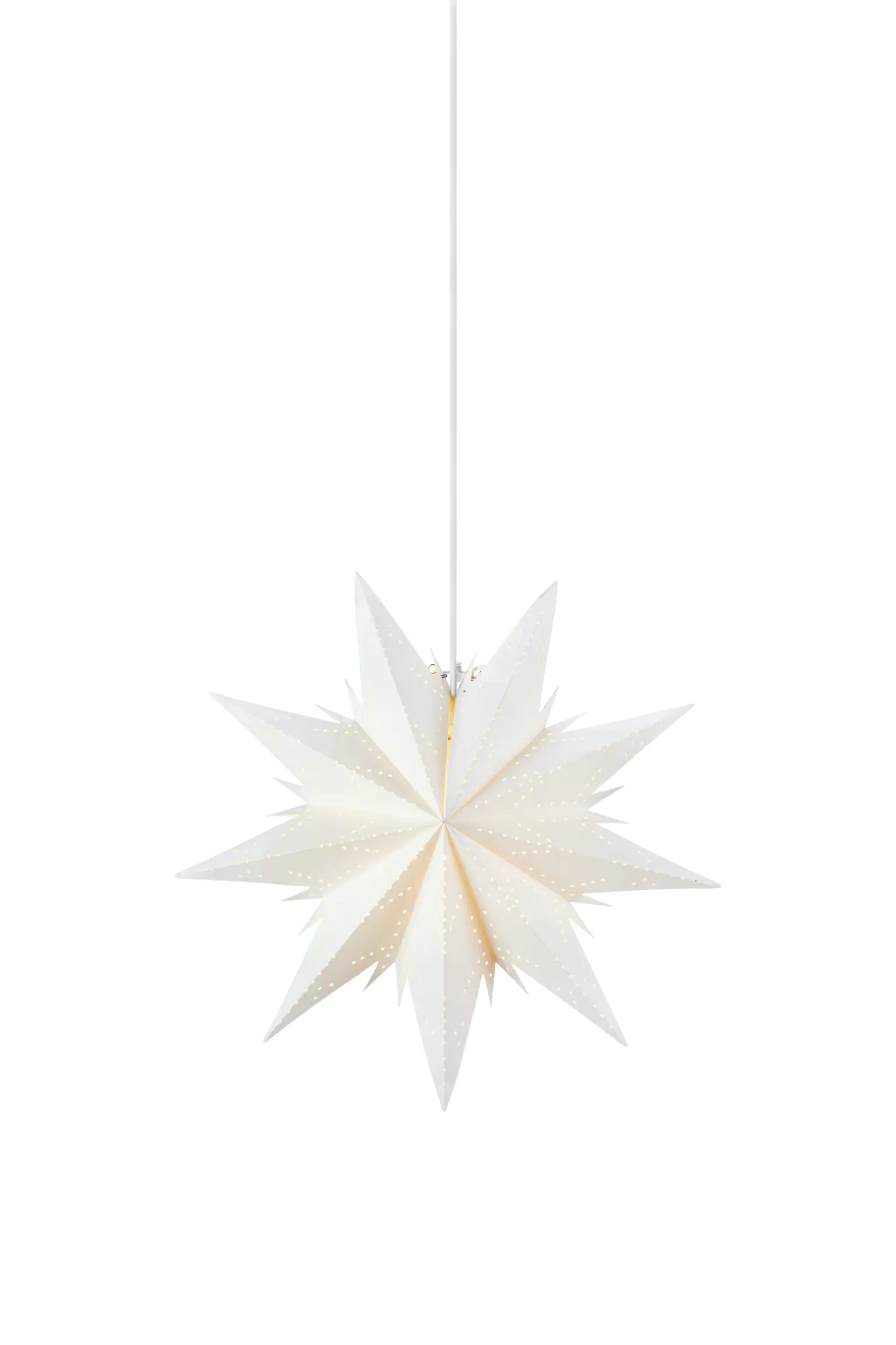 Markslöjd Hängestern Dora weiß aus Papier Ø 45 cm