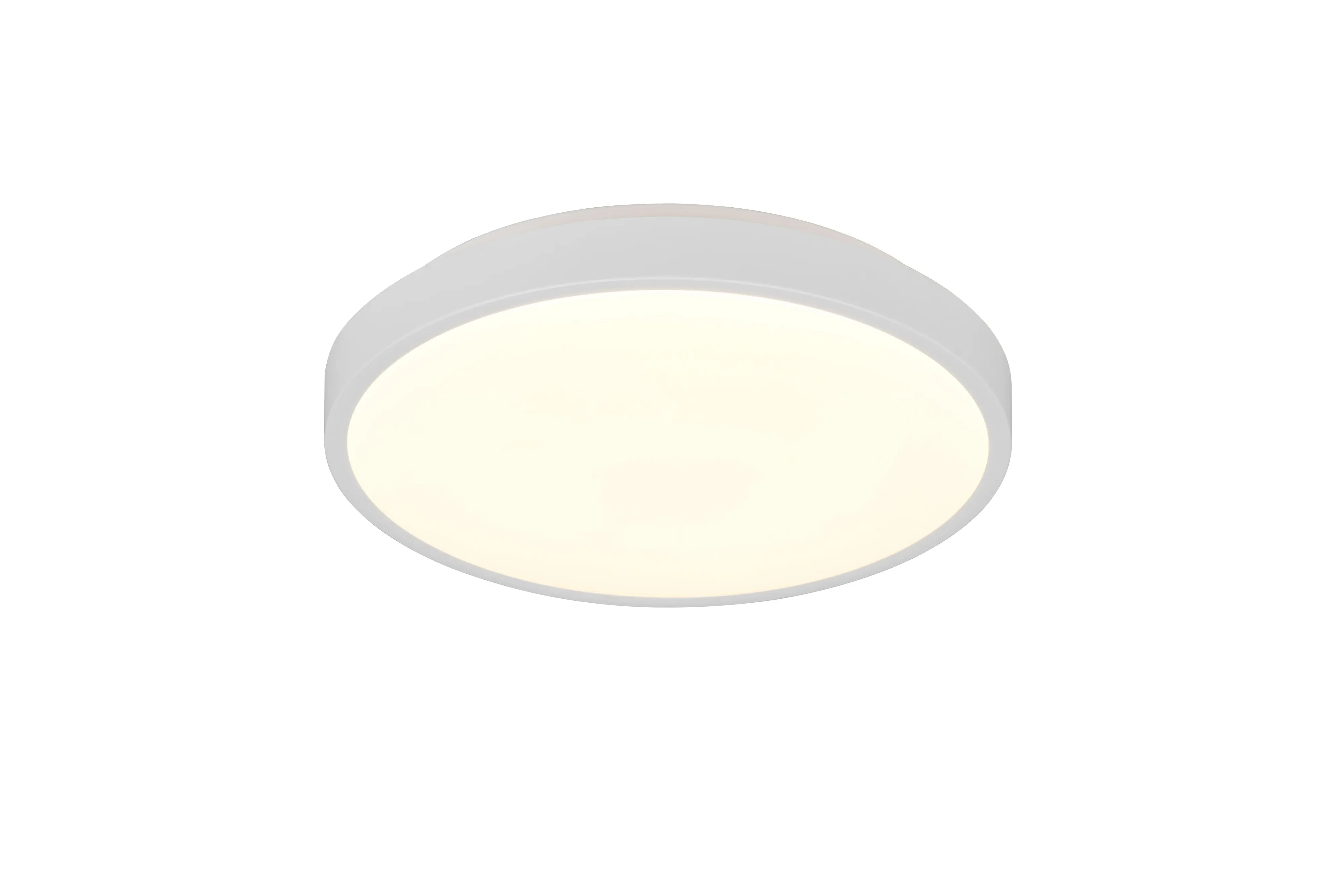 Reality LED-Deckenleuchte Slope Ø28,5 cm weiß matt neutralweiß