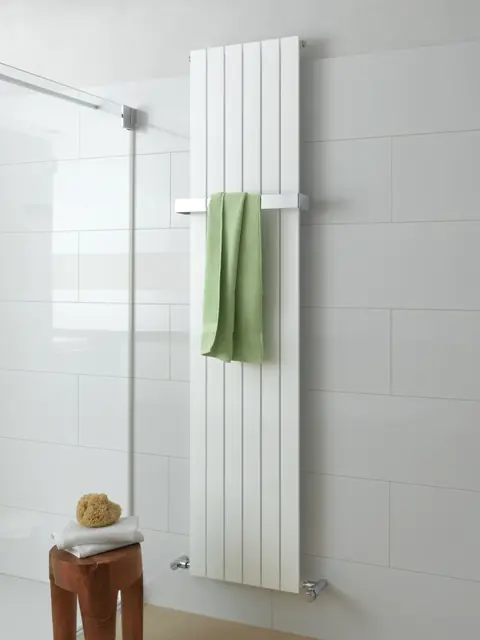 Wandfliese Ice White 30 x 90 cm weiß glanz