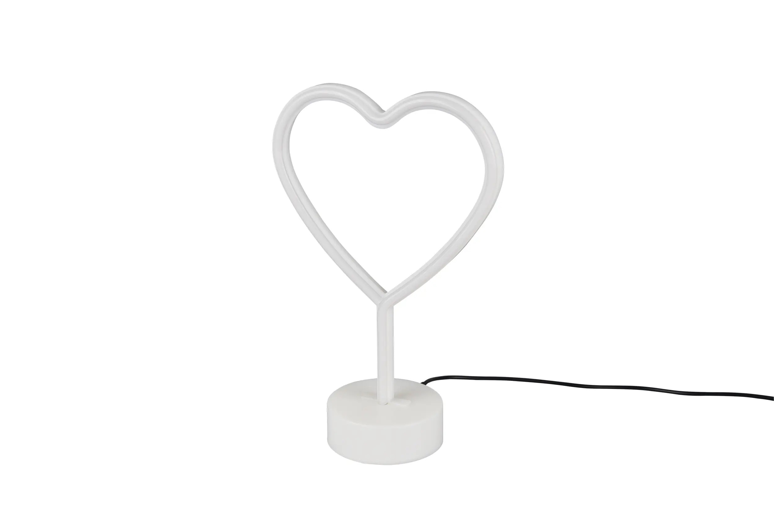 Reality LED Tischleuchte Heart 30 x 20 cm warmweiß rosa