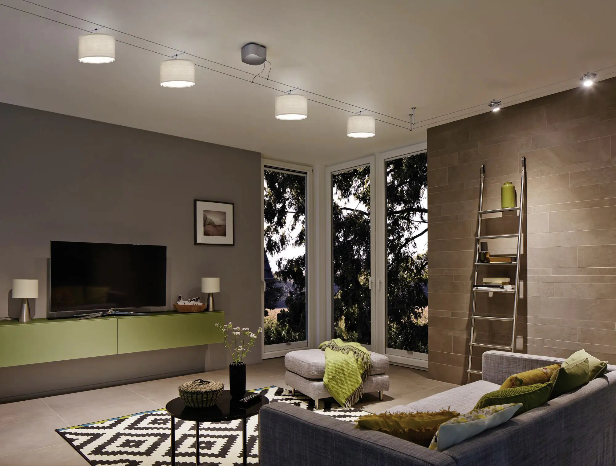 Paulmann URail DecoSystems Stoffschirm Tessa Paulmann URail DecoSystems Stoffschirm Tessa