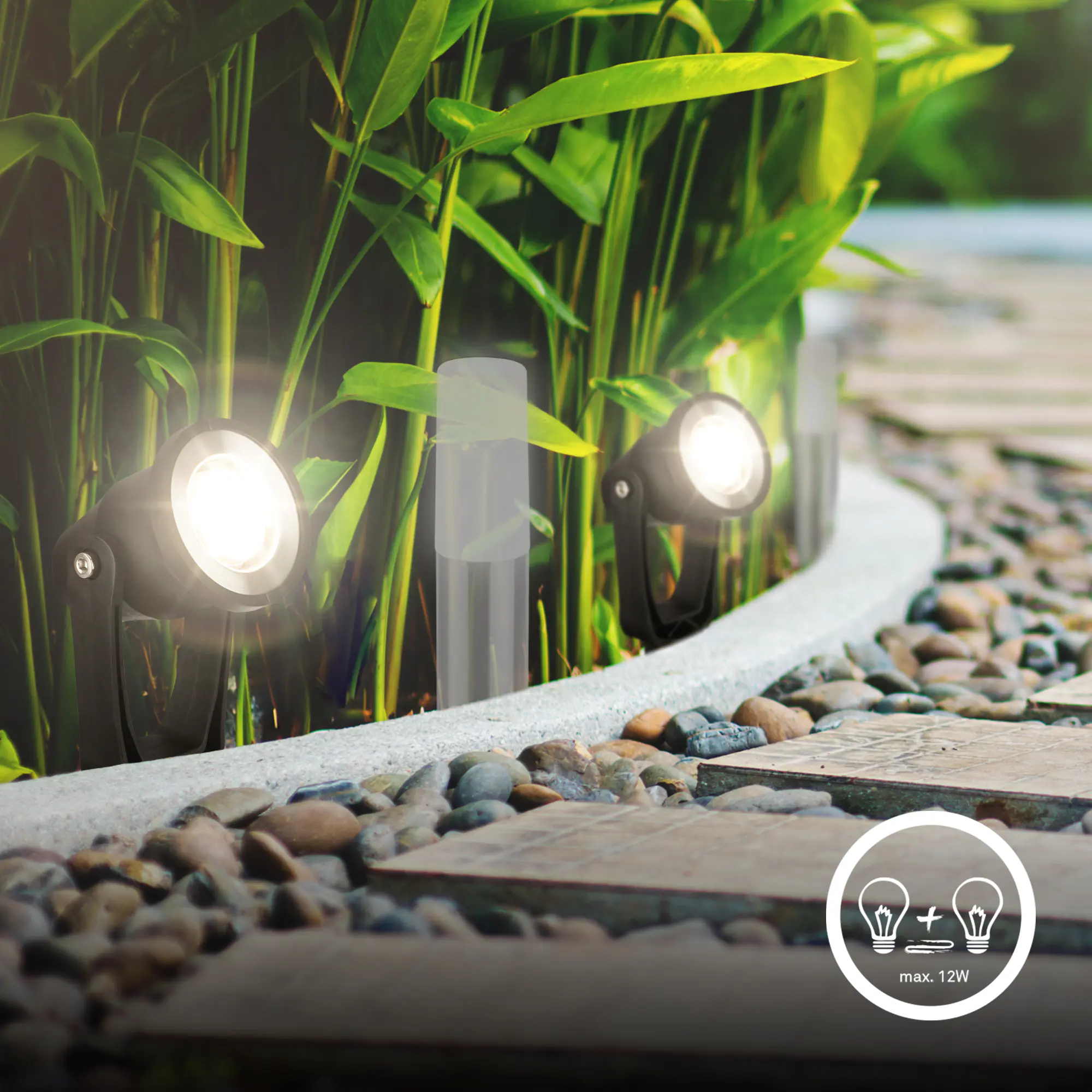 Briloner LED Wegeleuchte Lilis Connect to Shine 3er Erweiterungsset 3x1W warmweiß Briloner LED Wegeleuchte Lilis Connect to Shine 3er Erweiterungsset 3x1W warmweiß