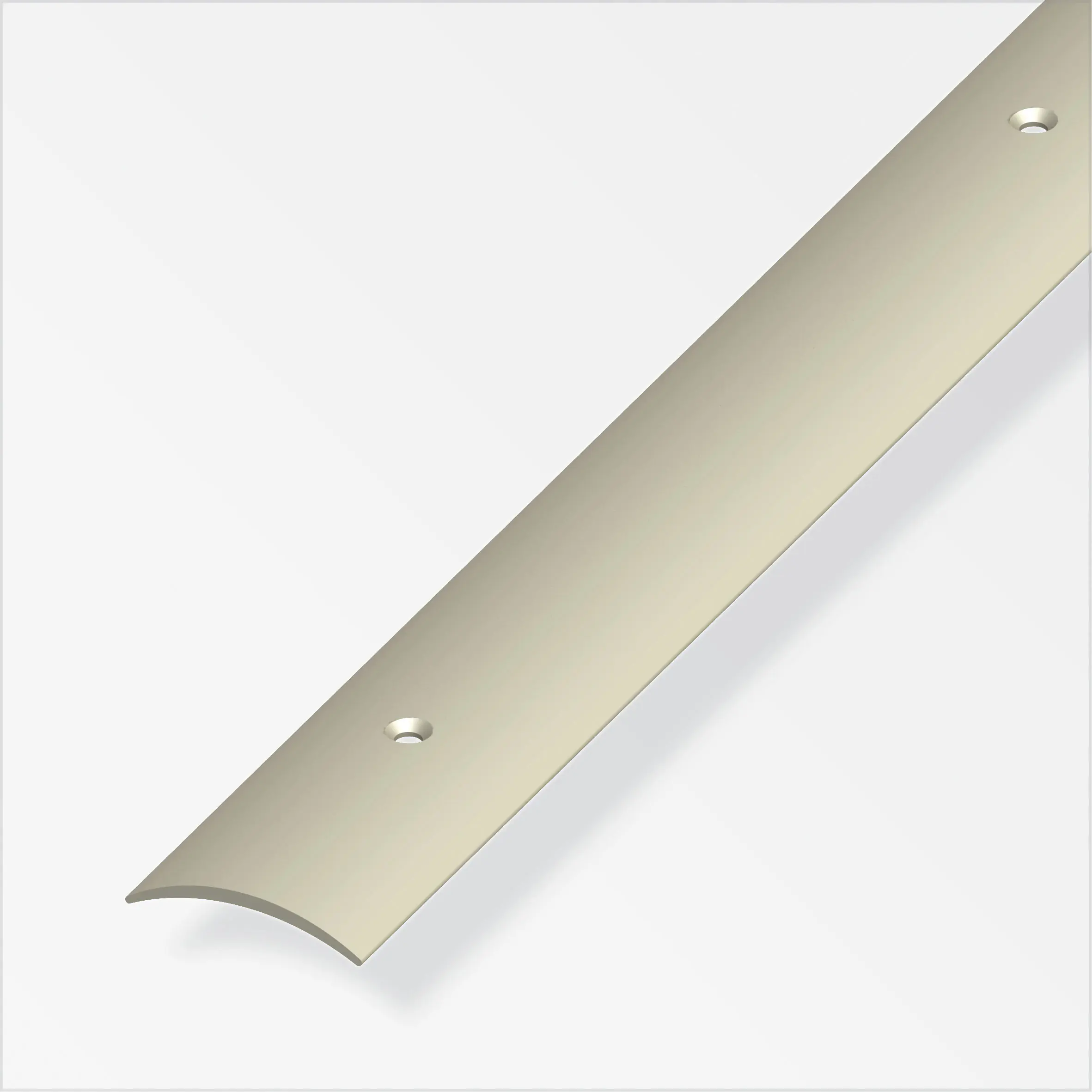 alfer Übergangsprofil 1 m, 30 x 5 mm PVC (Kunststoff) glatt braunbeige