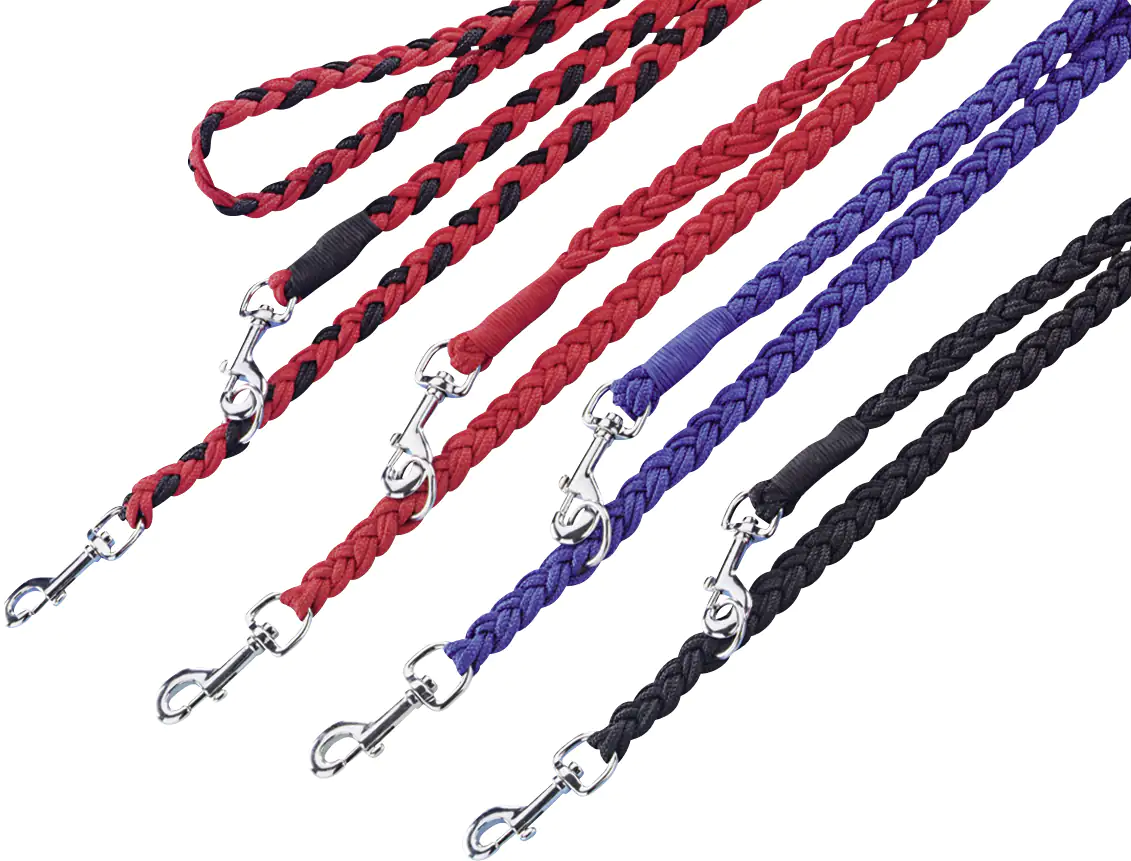 Nobby Führleine geflochten rot 200 cm