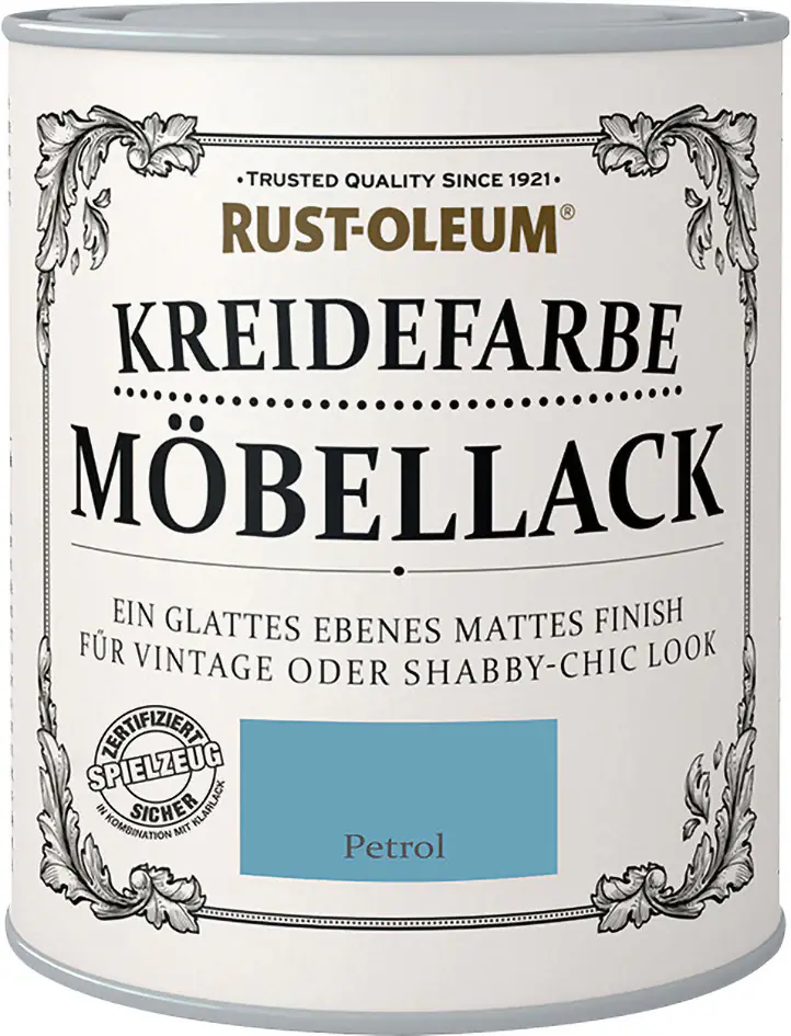 Rust-Oleum Kreidefarbe Möbellack 125 ml petrol
