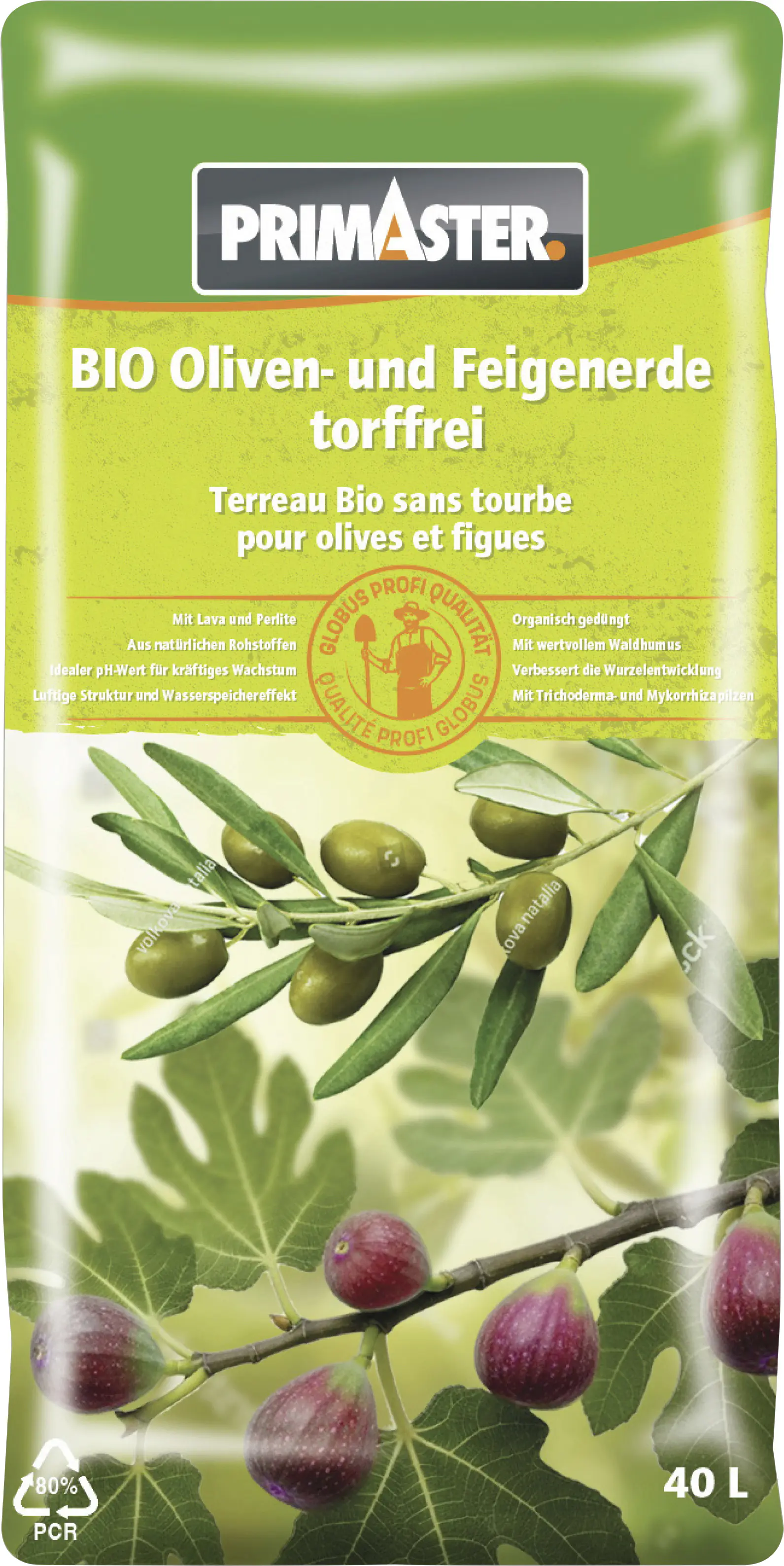 Primaster Bio Oliven- und Feigenerde torffrei 40 L