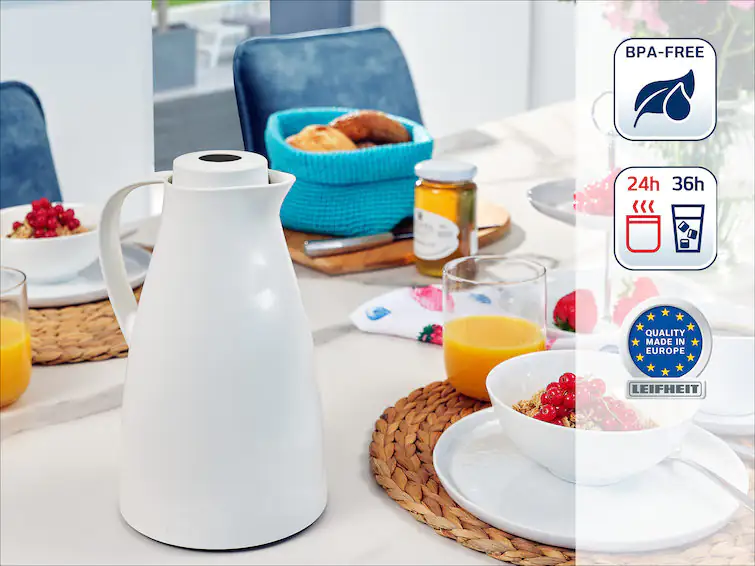 Leifheit Thermoskanne Harmonic 1 l weiß