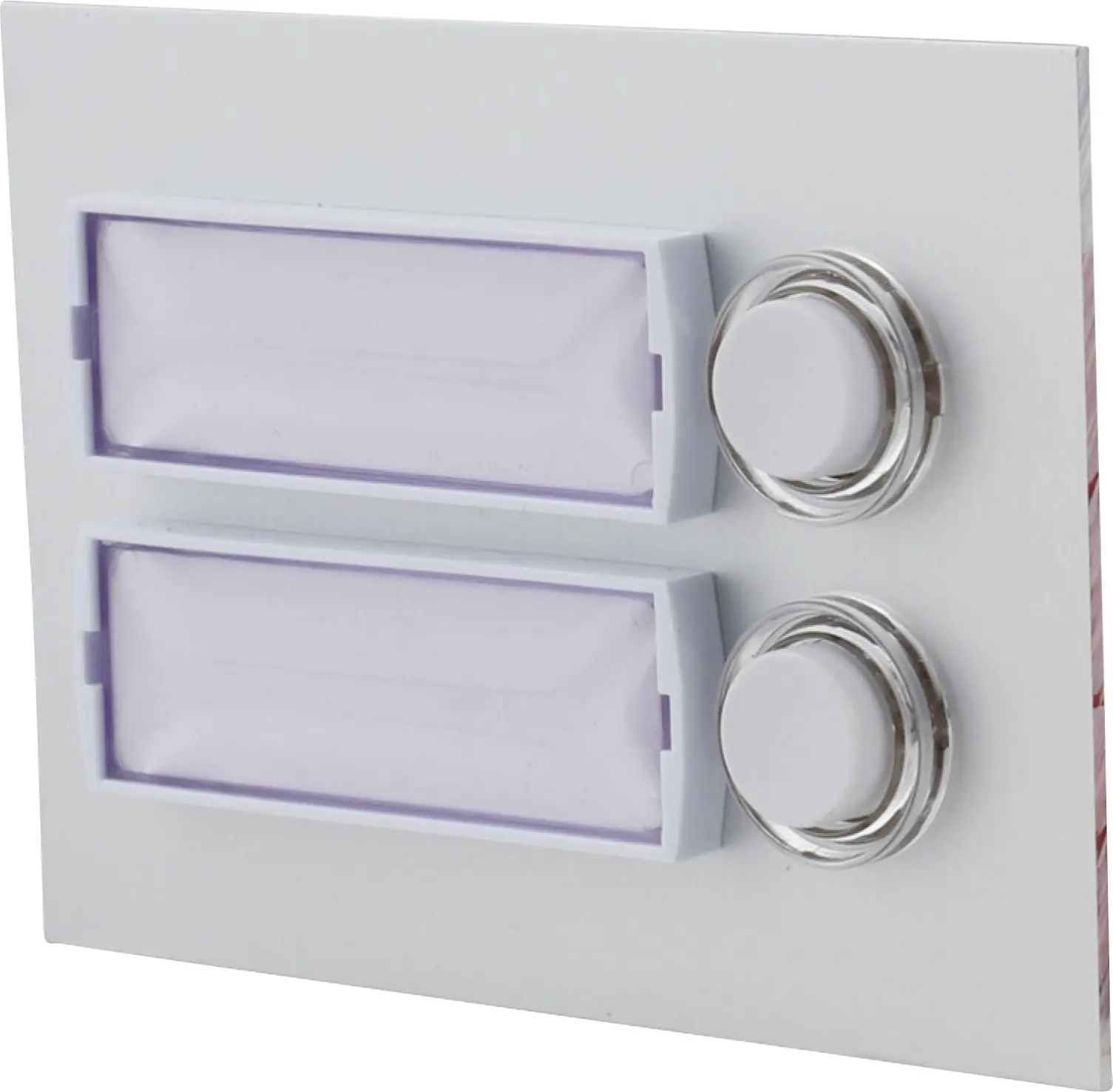 FRIEDLAND Klingel-Taster 2-fach Unterputz mit Licht Alu FRIEDLAND Klingel-Taster 2-fach Unterputz mit Licht Alu