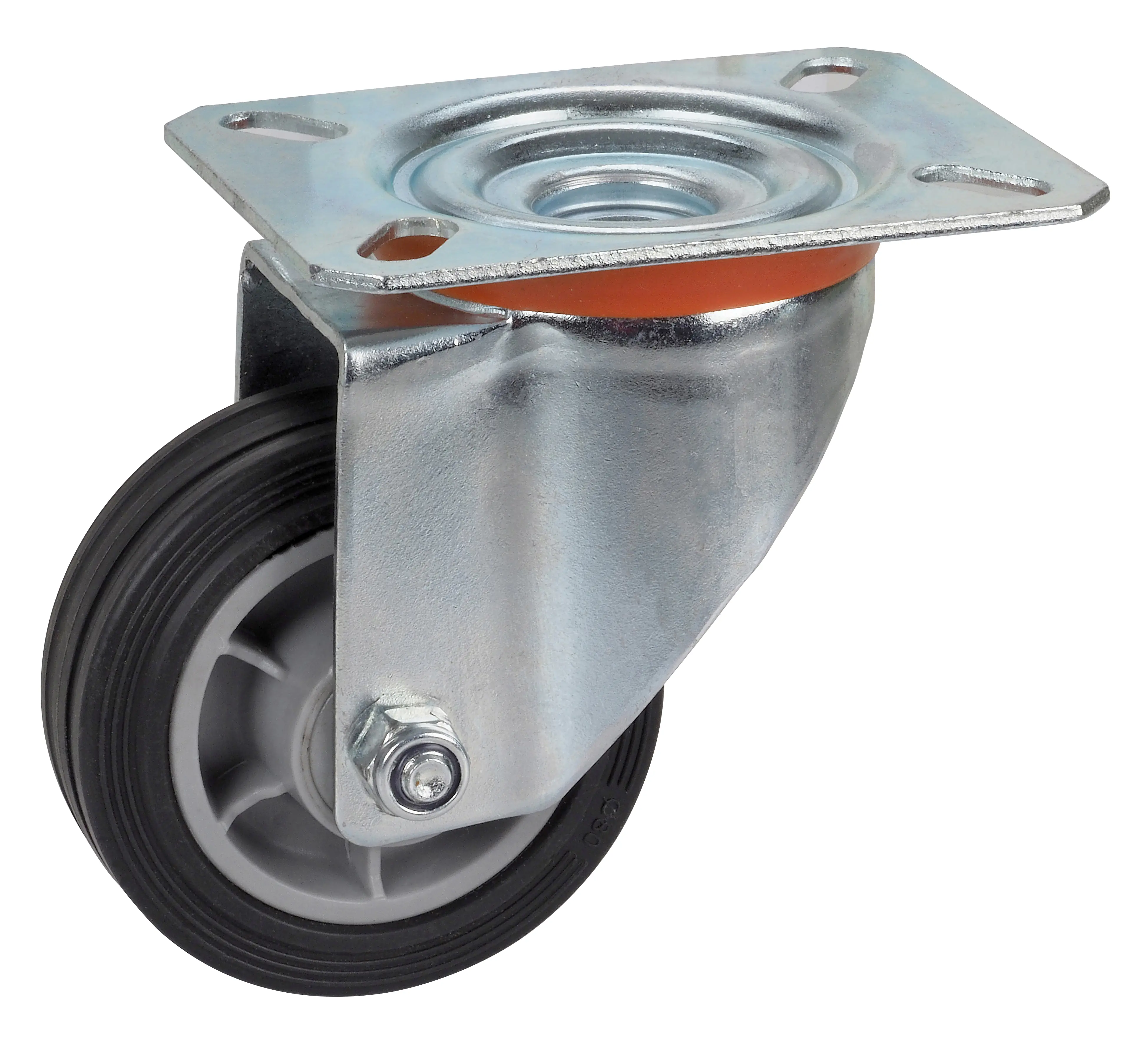 Geräte-Lenkrolle 80 x 26 mm Tragkr. 50 kg