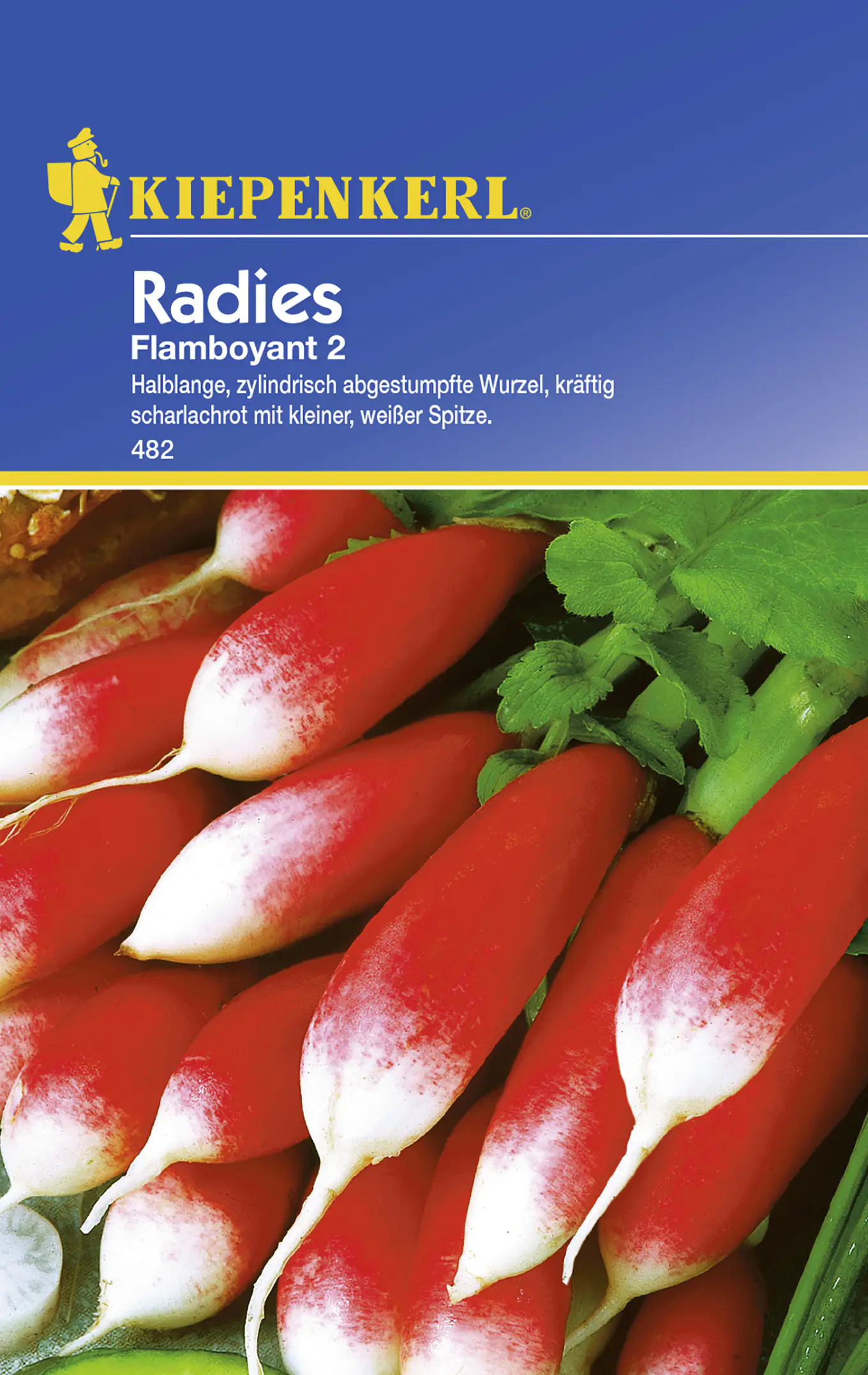 Kiepenkerl Radieschen Flamboyant 2 Raphanus sativus var. sativus, Inhalt: ca. 8 lfd. Meter