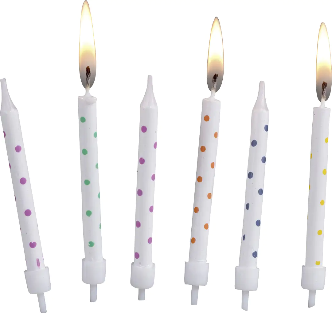 TIB Heyne Geburtstagskerzen mit Halter 12 Stück TIB Heyne Geburtstagskerzen mit Halter 12 Stück