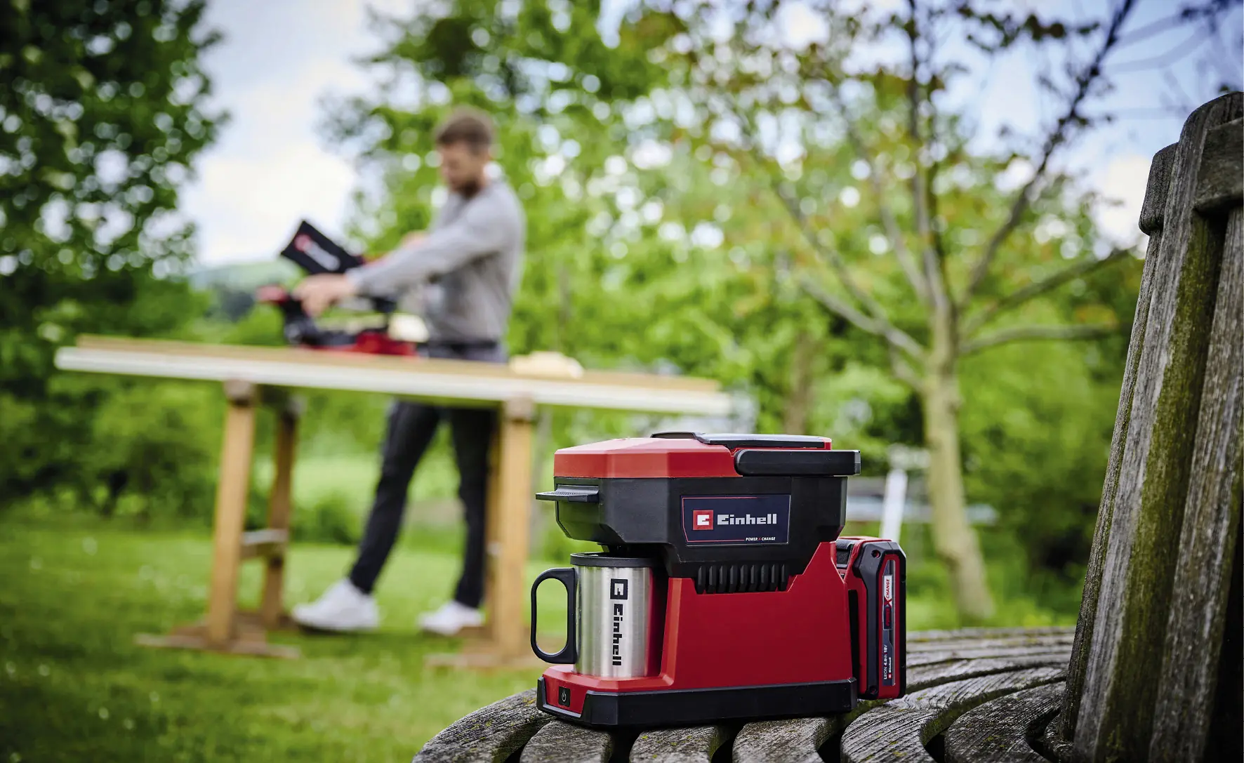 Einhell Expert Akku-Kaffeemaschine TE-CF 18 Li Solo 18 V