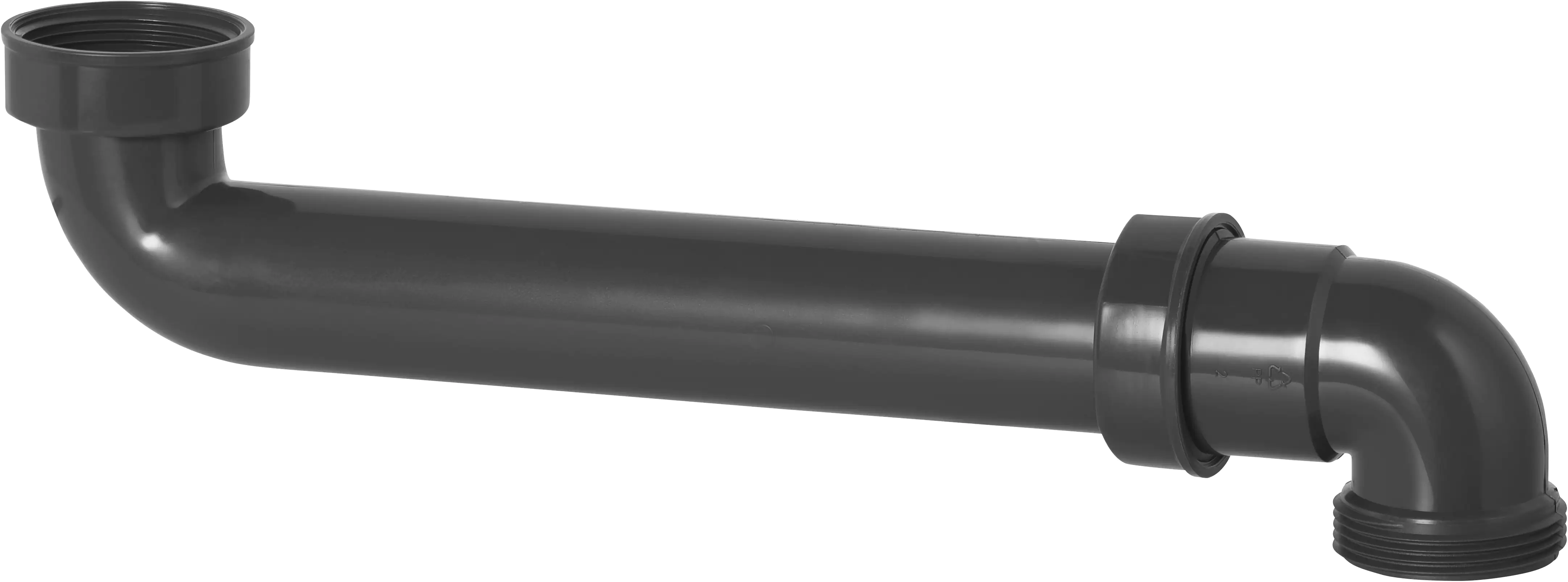 Cornat Raumspar-Ablaufbogen Aus Recycling Kunststoff