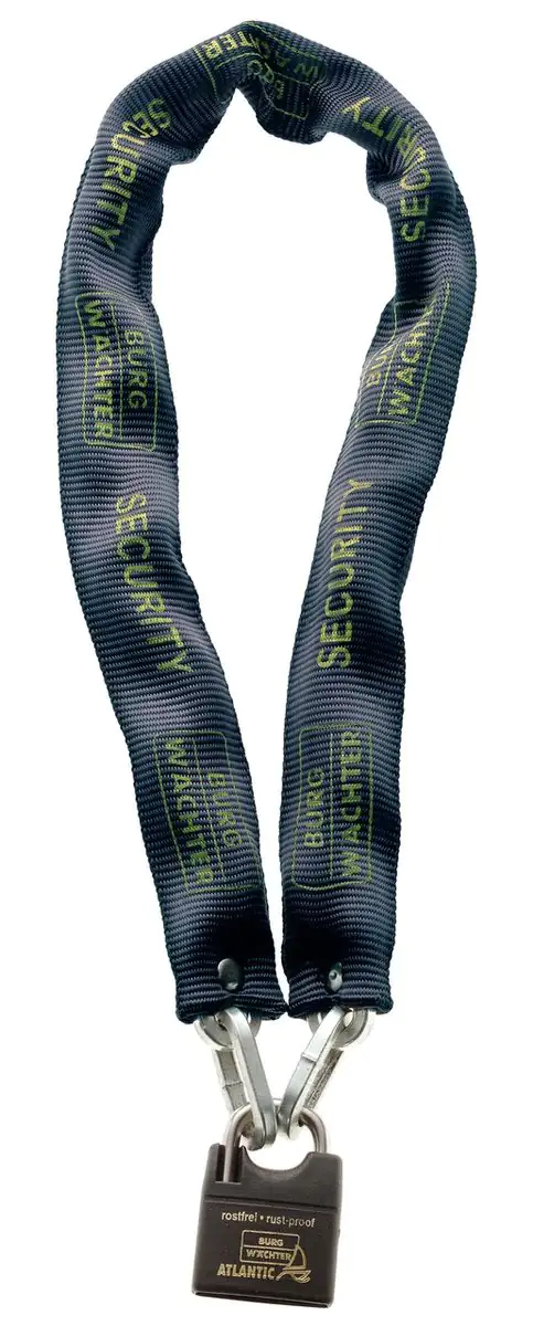 Burg Wächter Ketten-Set SKM 6/90/Ni40 6x6x900mm mit Vorhangschloss