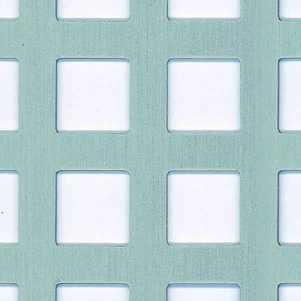 Alberts Lochblech Aluminium eloxiert 250 x 0,8/15 x 500 mm quadratische Lochung