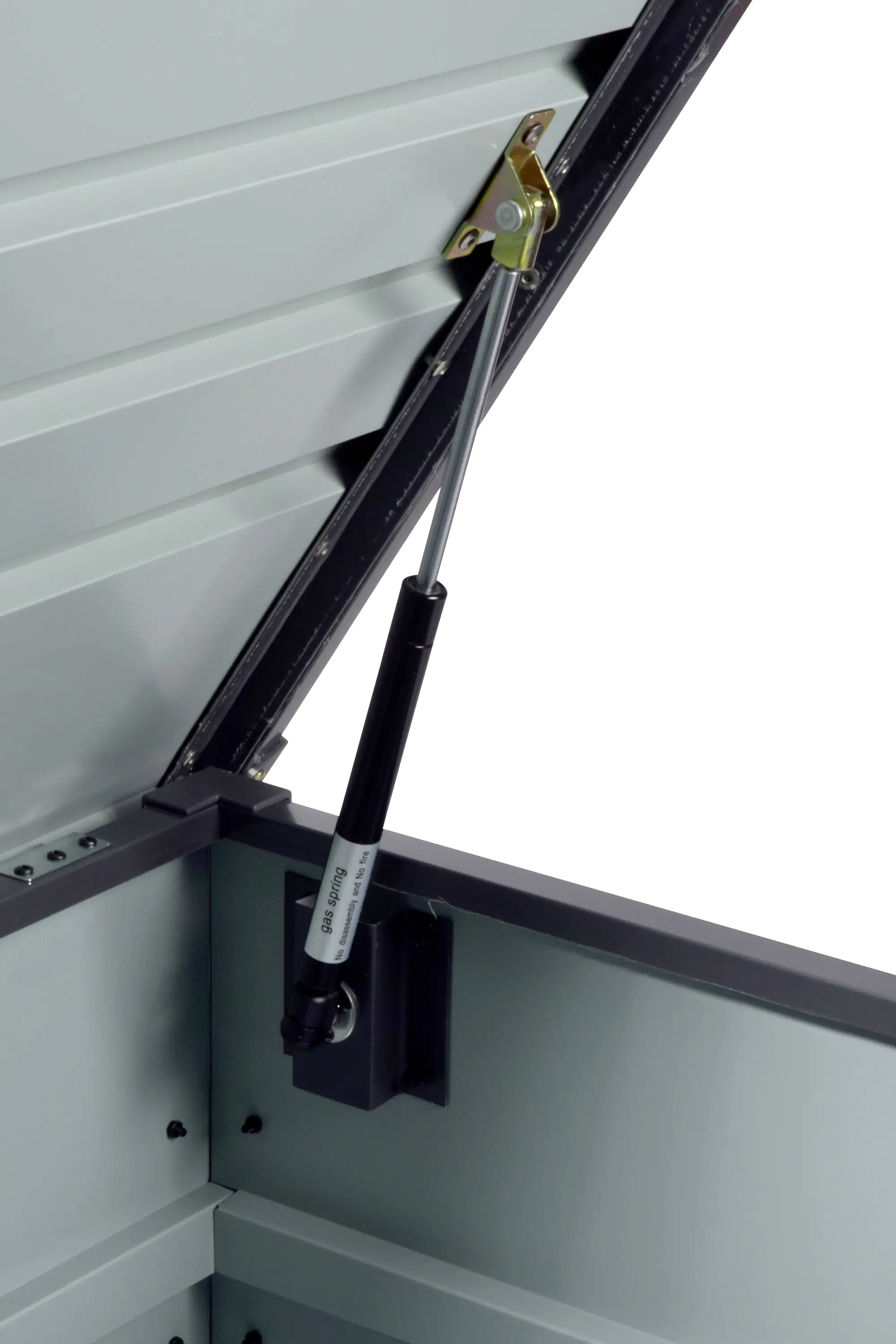 Dobar Gartentruhe aus Metall grau 100 x 61 x 62 cm Dobar Gartentruhe aus Metall grau 100 x 61 x 62 cm