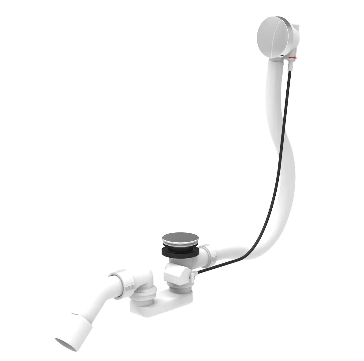 Ottofond Ab- und Überlaufgarnitur zu Porta chrom