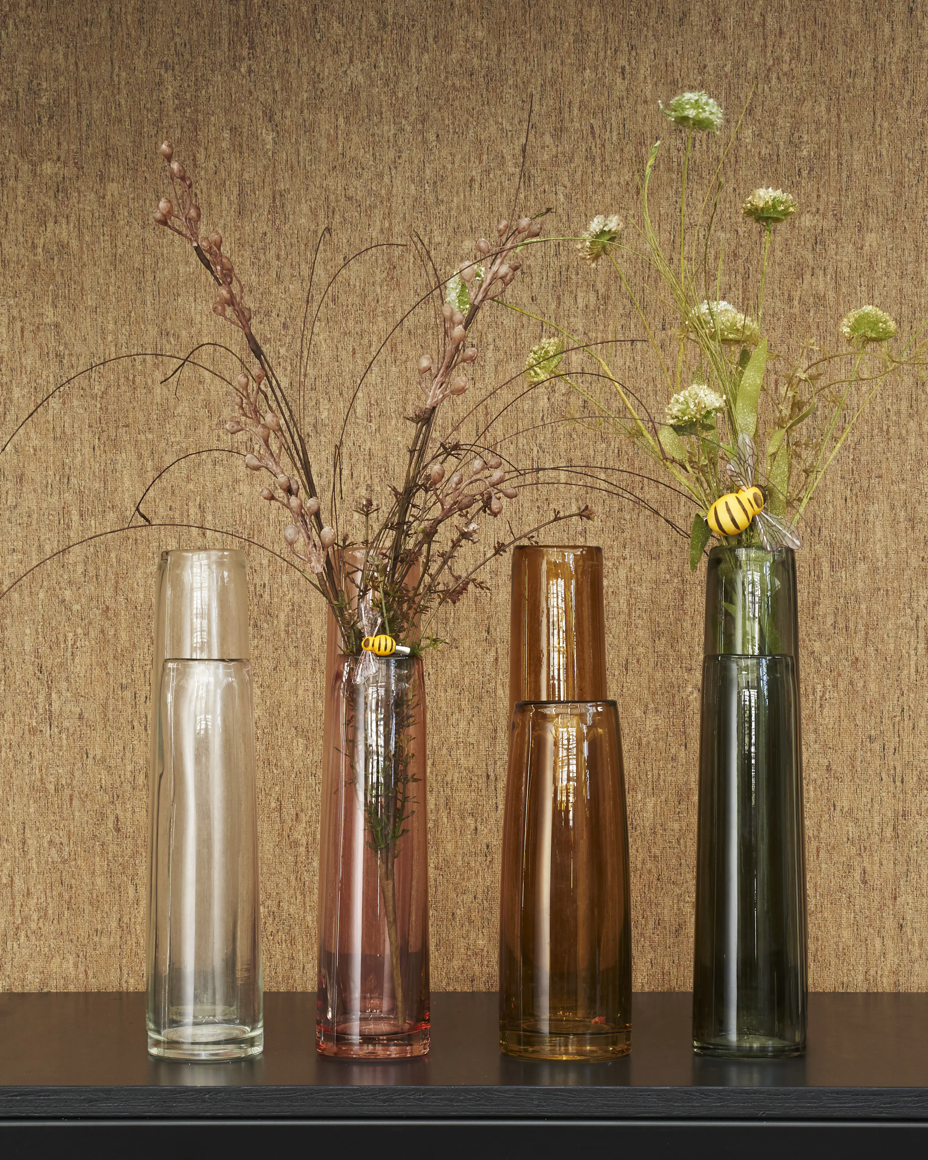 8718861811063_2 Mica Vase Xandra gelb, 30,5 x 7 cm