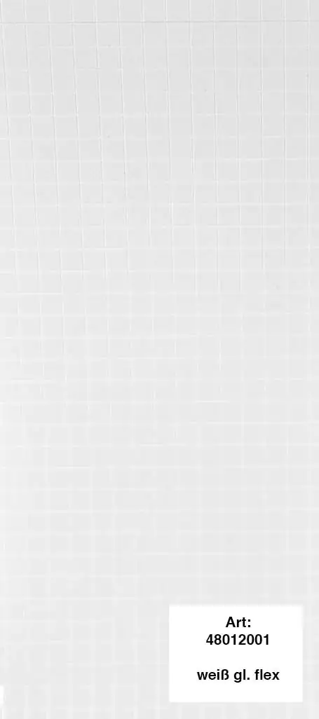 4001116480126 alfer Design-Platte, flexibel 1000 x 600 mm Kunststoff weiss glänzend