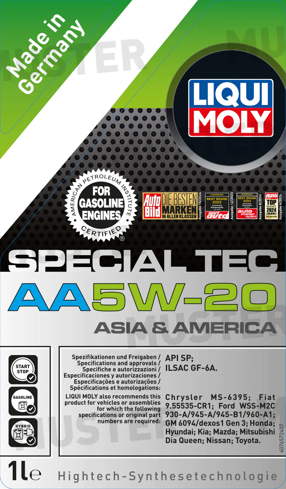 Liqui Moly Motoröl Special Tec AA 5W-20 1 L