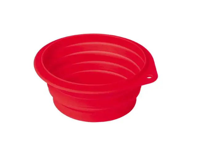 4033766733239 Nobby Silikon Napf faltbar rot ca. 500 ml