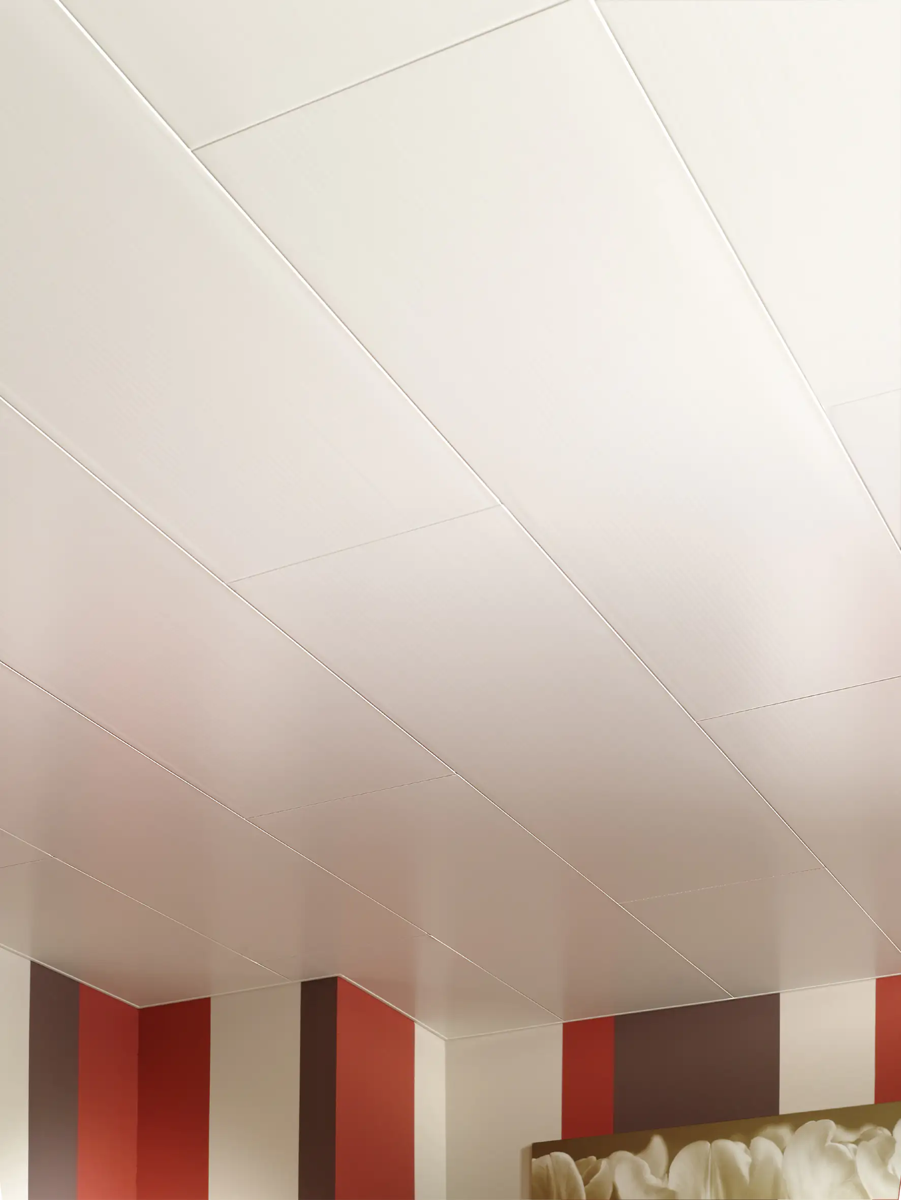 Grosfillex Kunststoffpaneele Easy Top 120 x 35 cm, 5 mm, weiß satiniert