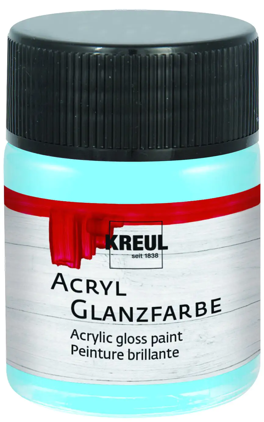 Kreul Acryl Glanzfarbe hellblau 50 ml