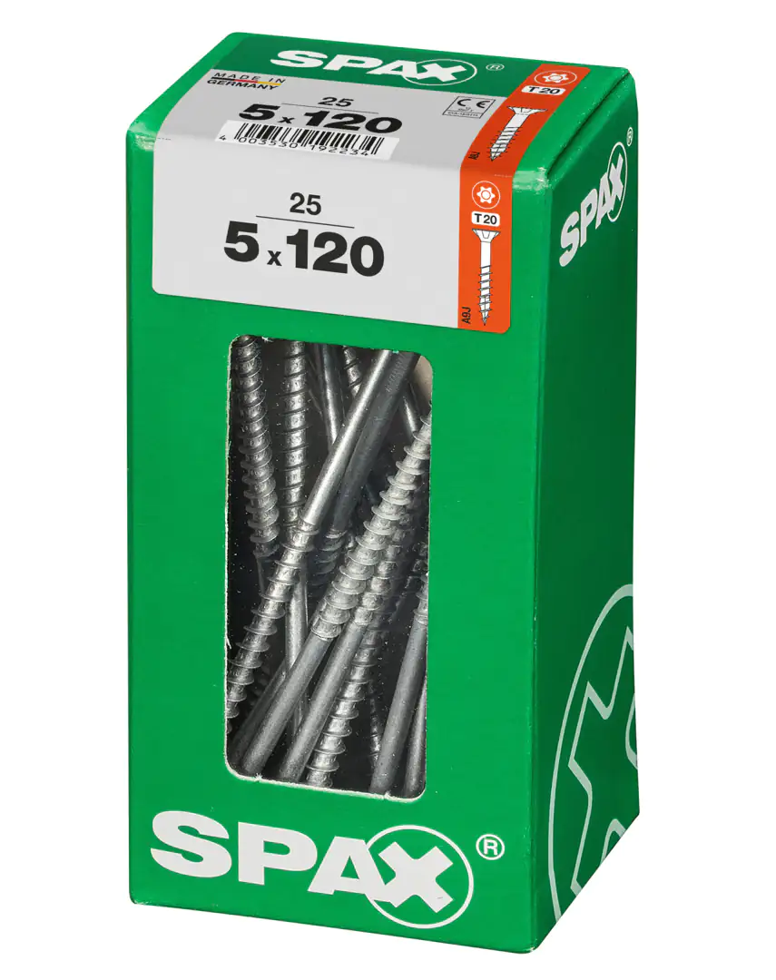 Spax Universalschrauben 5.0 x 120 mm TX 20 - 25 Stk.