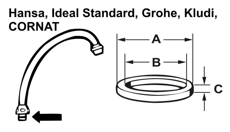 Cornat O-Ring für Armaturenauslauf