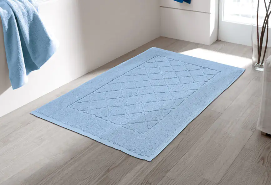 4004478295582_1 Kleine Wolke Frottiervorleger Bridge azur, 50x 70 cm