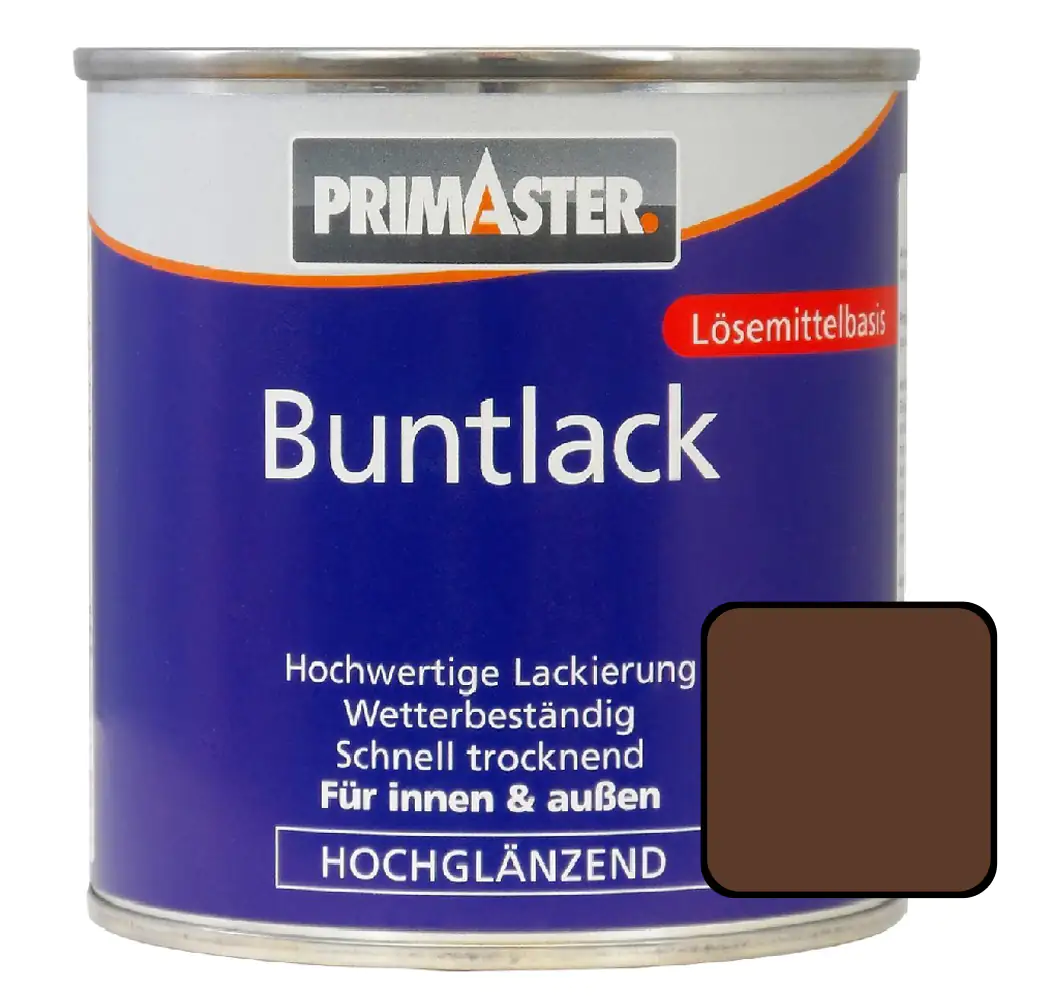 Primaster Buntlack RAL 8011 375 ml nussbraun hochglänzend