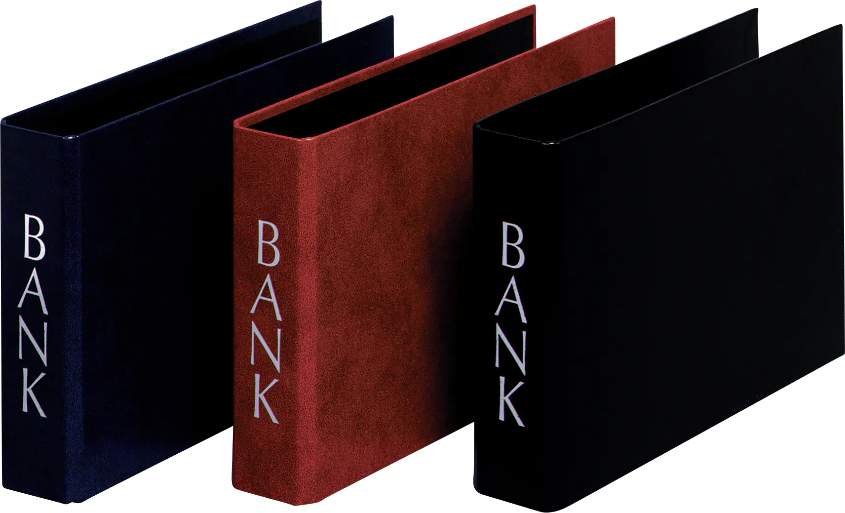 herlitz Bankordner DL 2 Bügel PP-Folienbezug Silberprägung