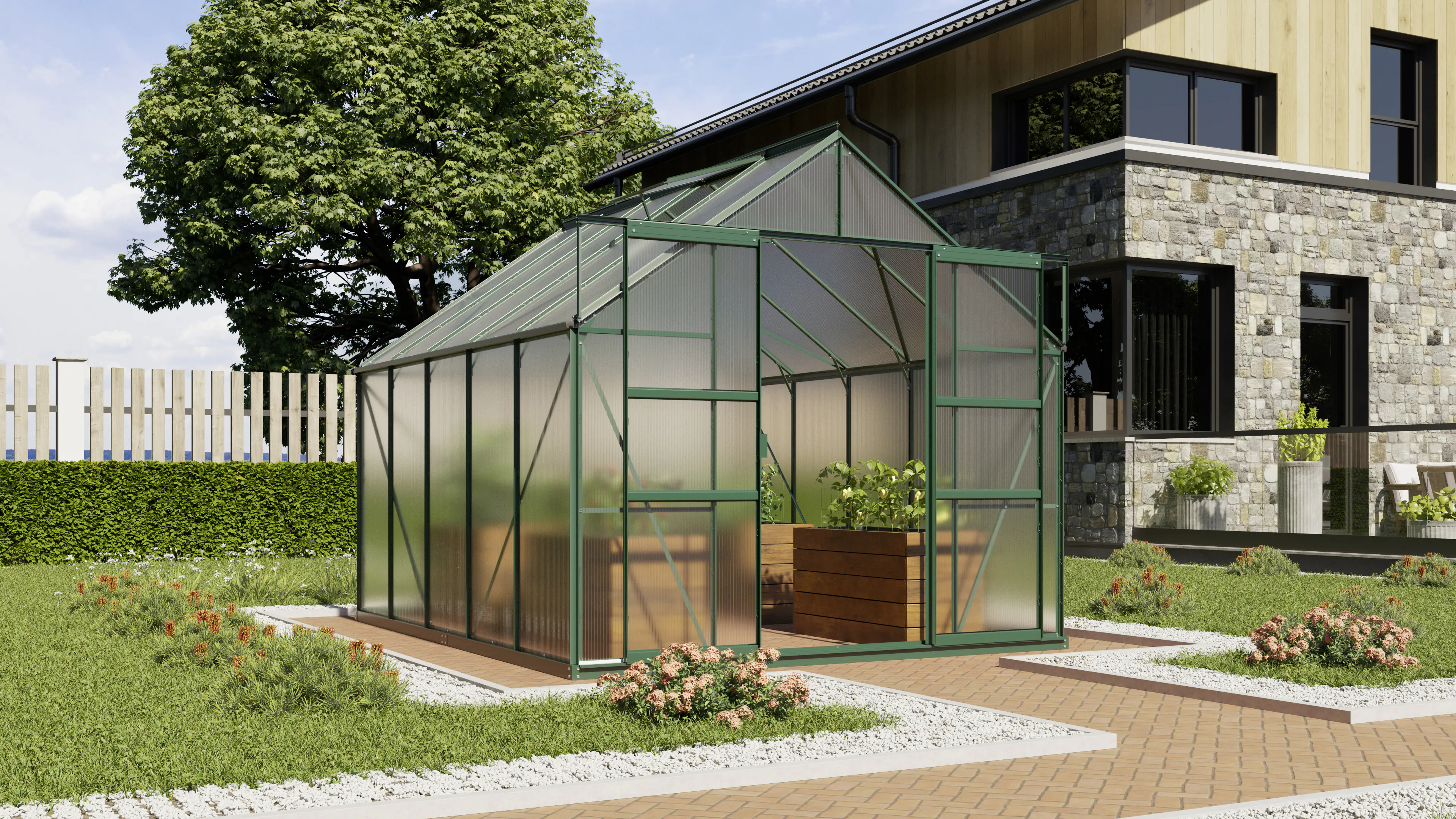 Vitavia Gewächshaus Mars 8300 254 x 317 cm 4 mm Hohlkammerplatten