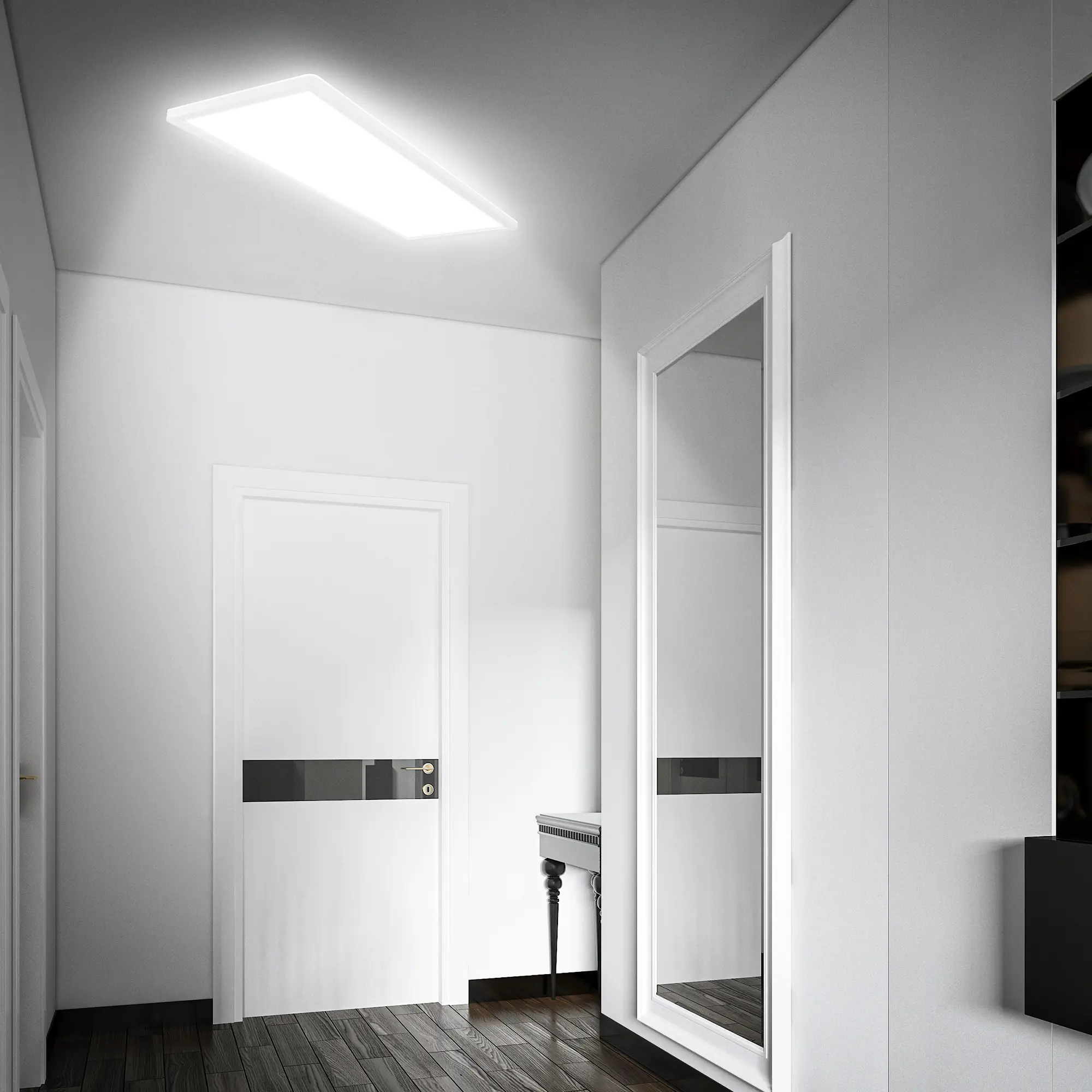Briloner LED Panel Move 22W weiß 58x20x3 cm Bewegungssensor neutralweiß Briloner LED Panel Move 22W weiß 58x20x3 cm Bewegungssensor neutralweiß