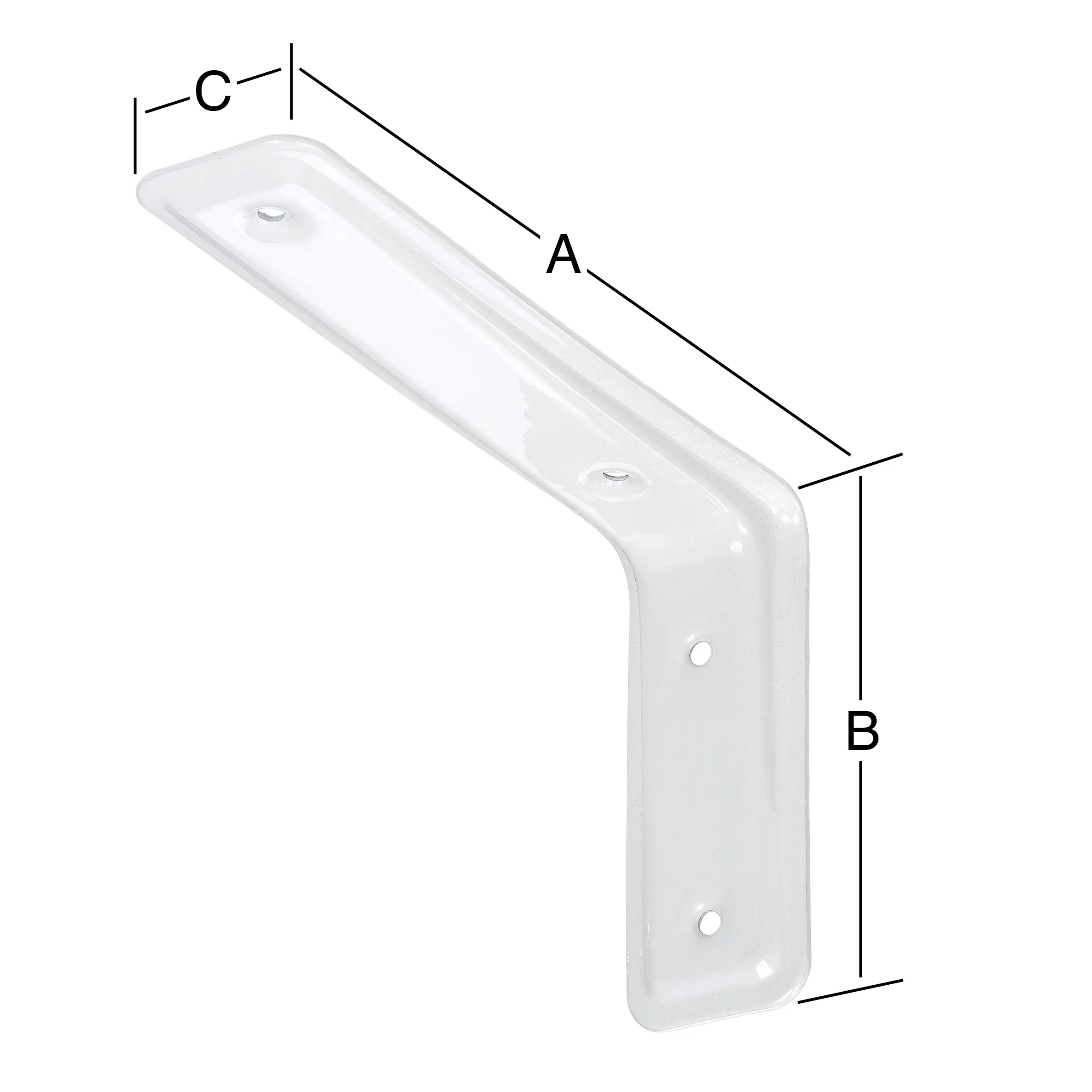 Vormann 3F-Konsolen weiß 16 x 10.5 cm